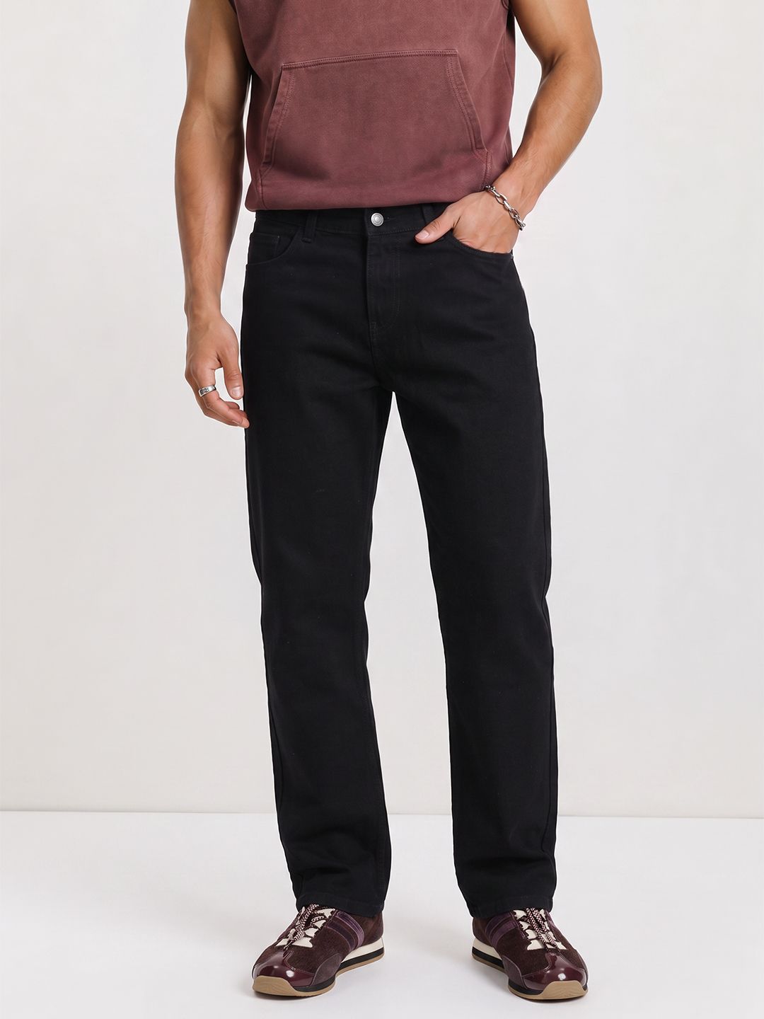 The Roadster Life Co. Men Relaxed Fit Stretchable Jeans