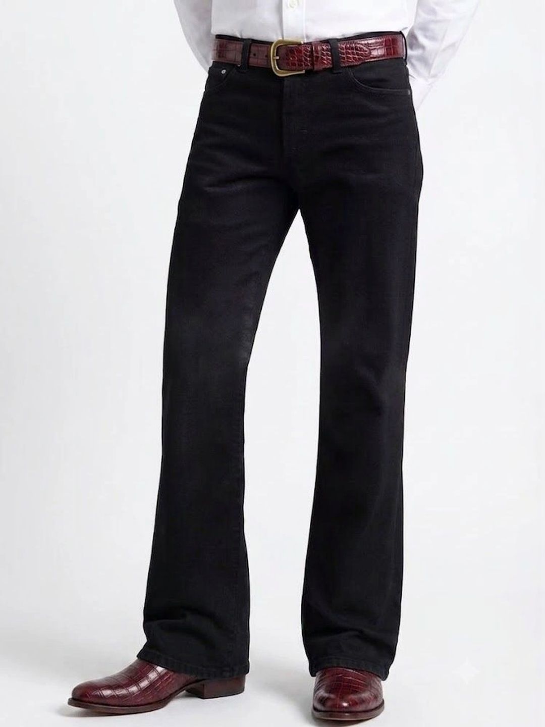 NIFFER FASHION Men Bootcut Mid-Rise Jeans