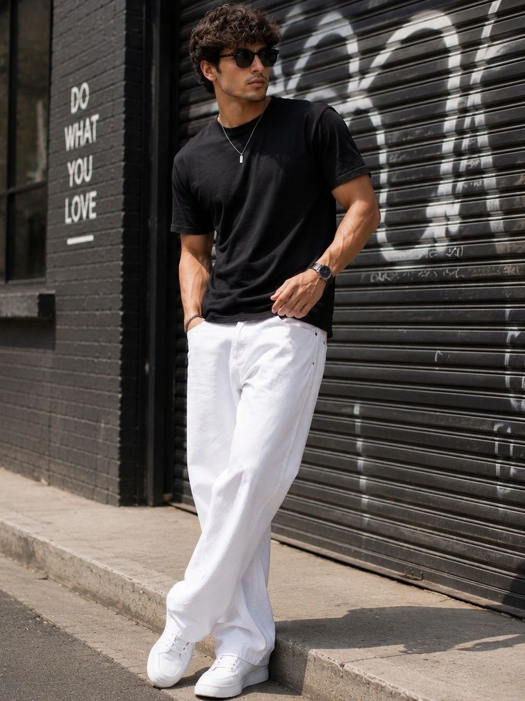 MARK VIEW Men Classic Straight Fit Mid-Rise Stretchable Jeans