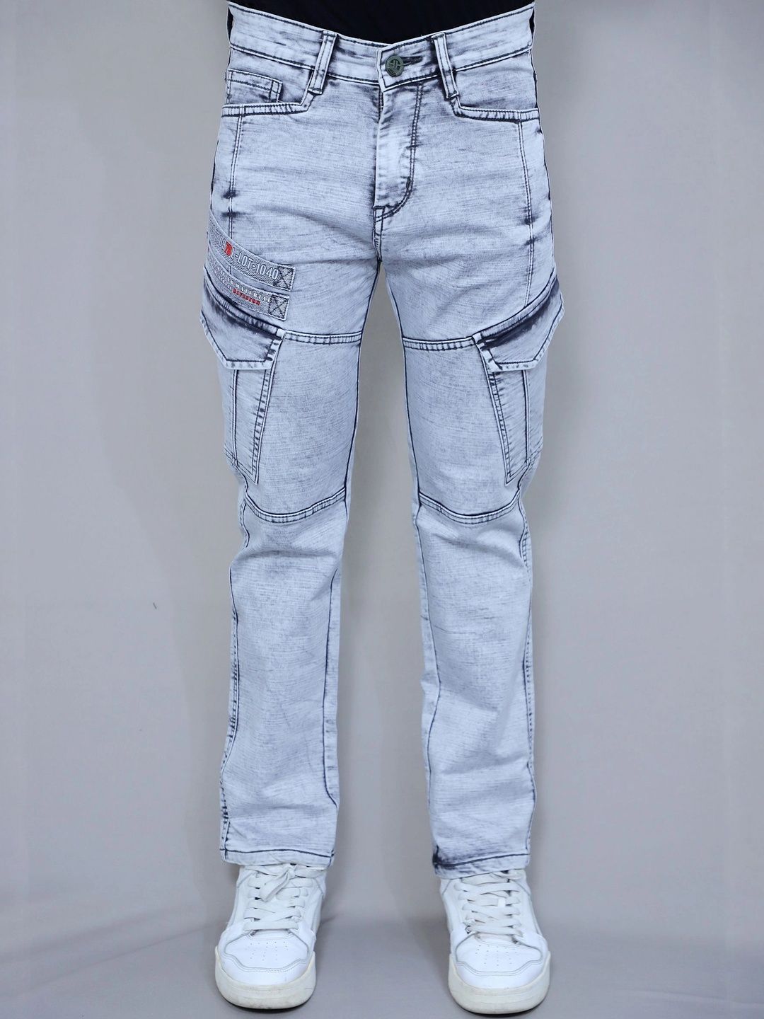 GEX Men Regular Fit Mid-Rise Jeans
