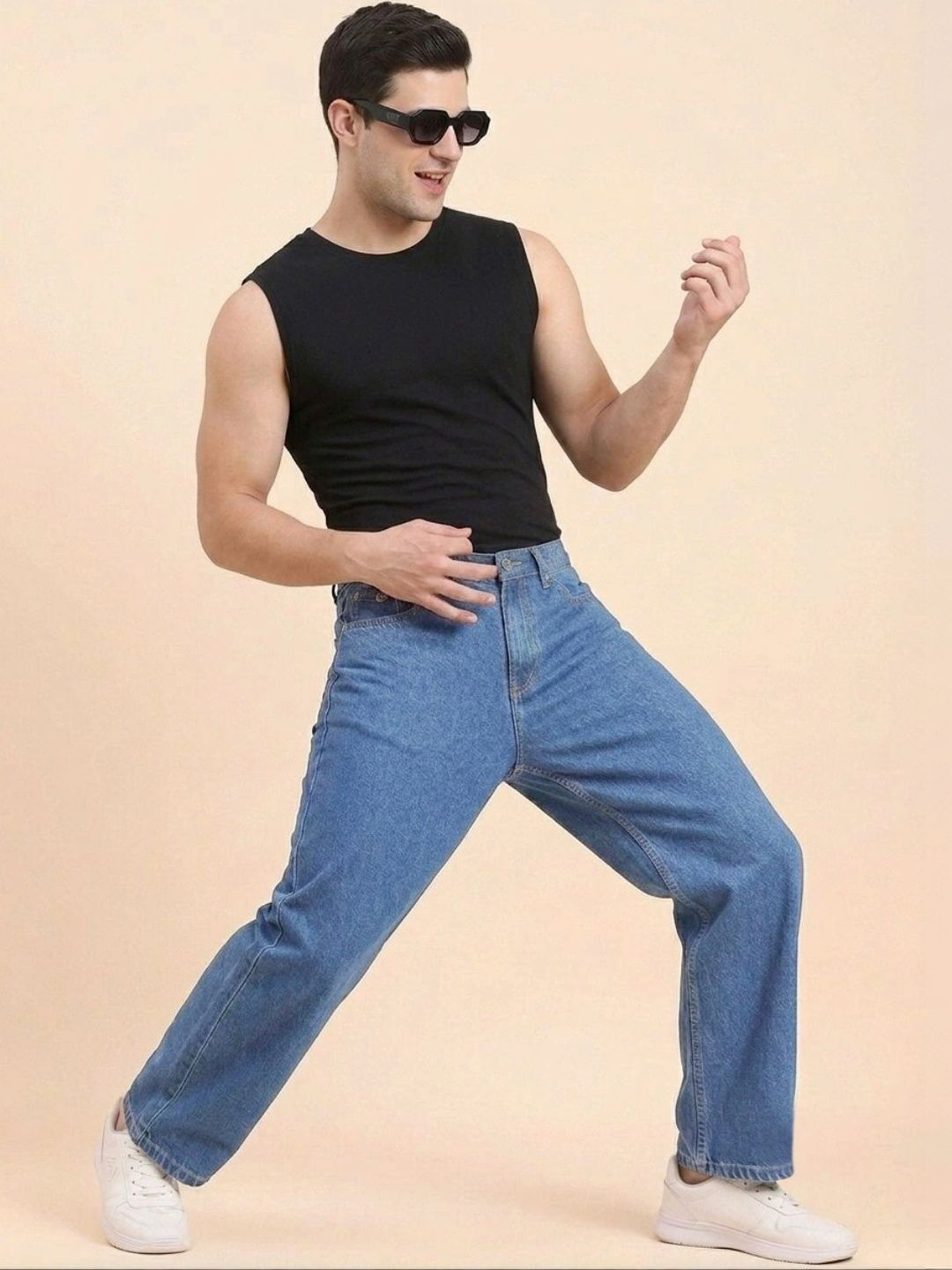 THUNDER JEANS Men Mid-Rise Jeans