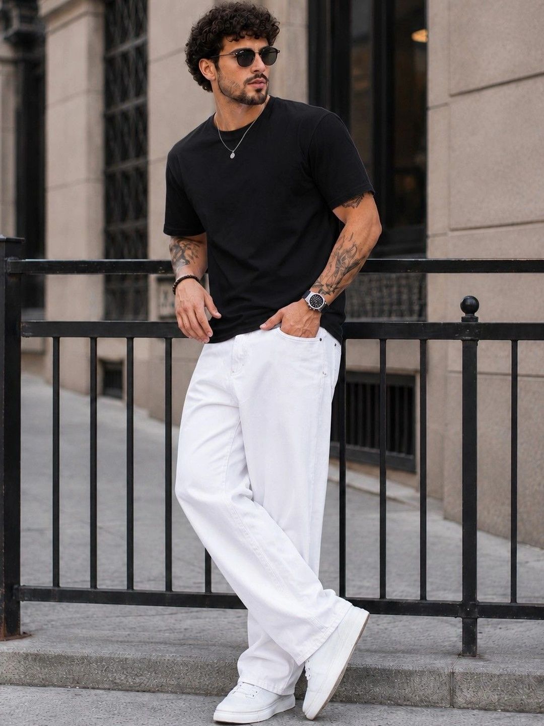 GARTEEN Men Classic Straight Fit Mid-Rise Stretchable Jeans