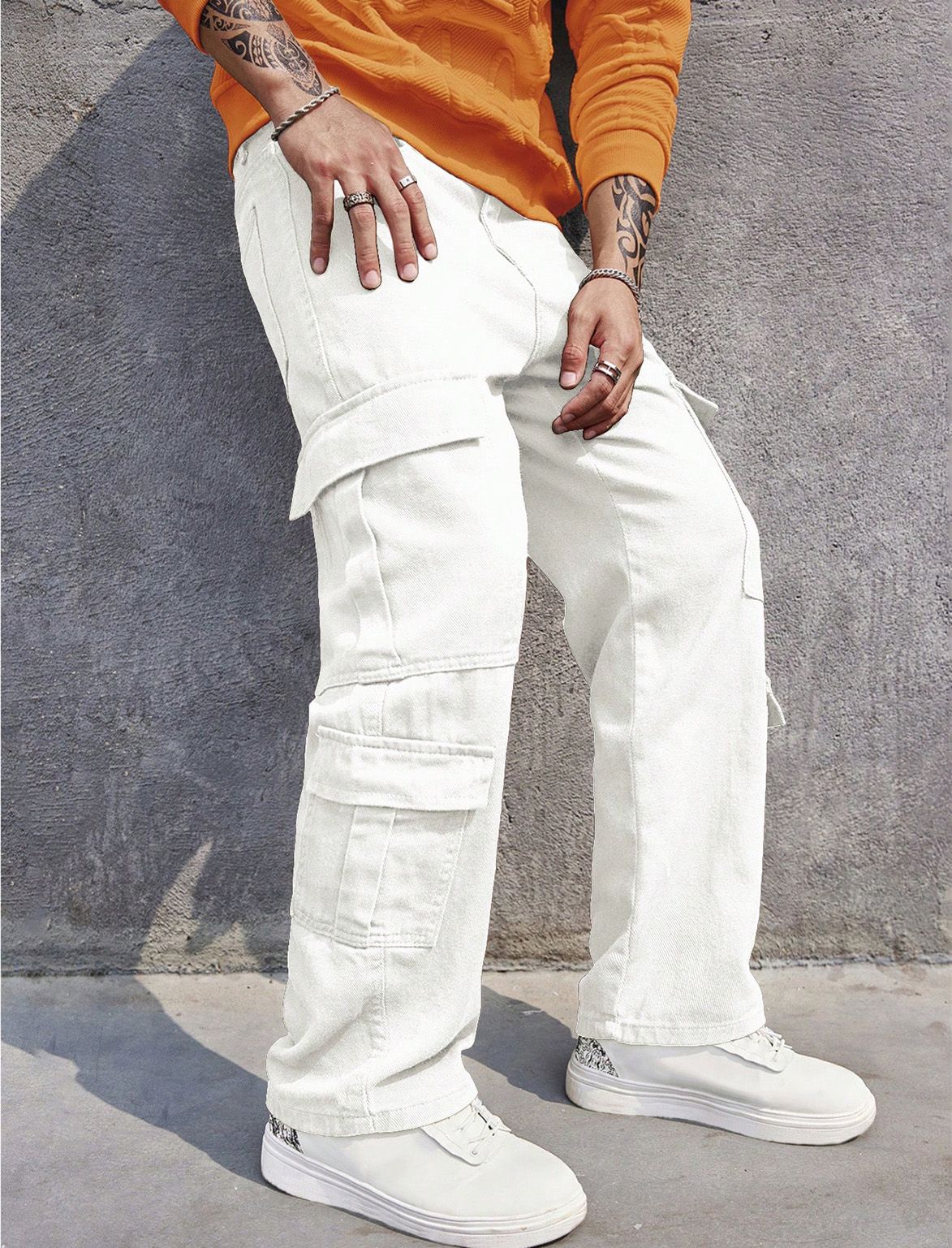 Encrypt Men Regular Fit High-Rise Jeans