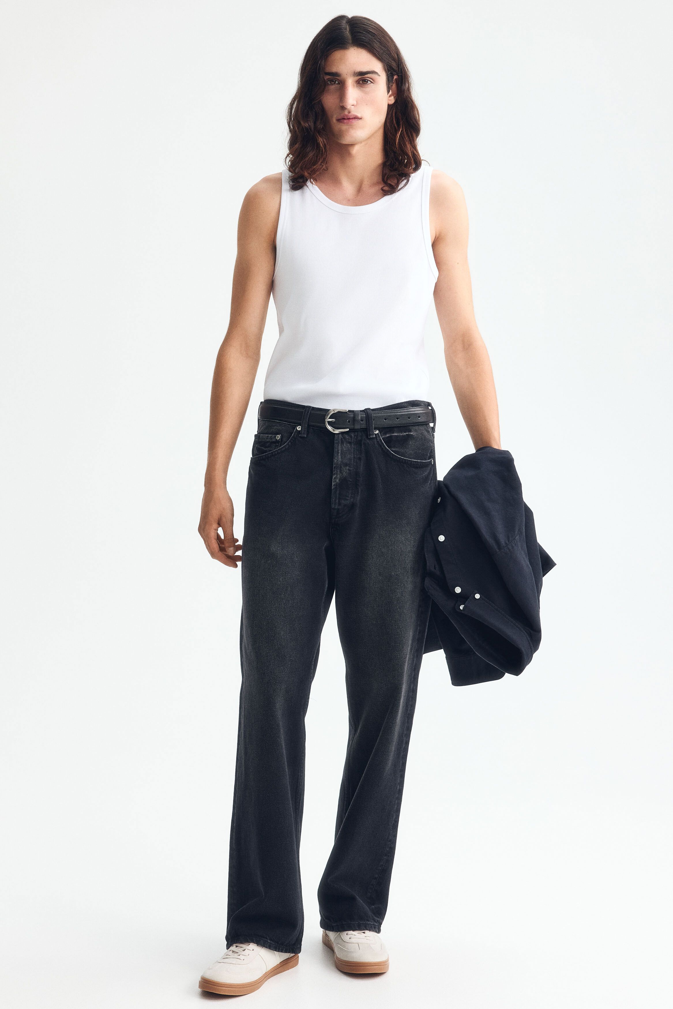 H&M Slim Fit Ribbed Vest Top