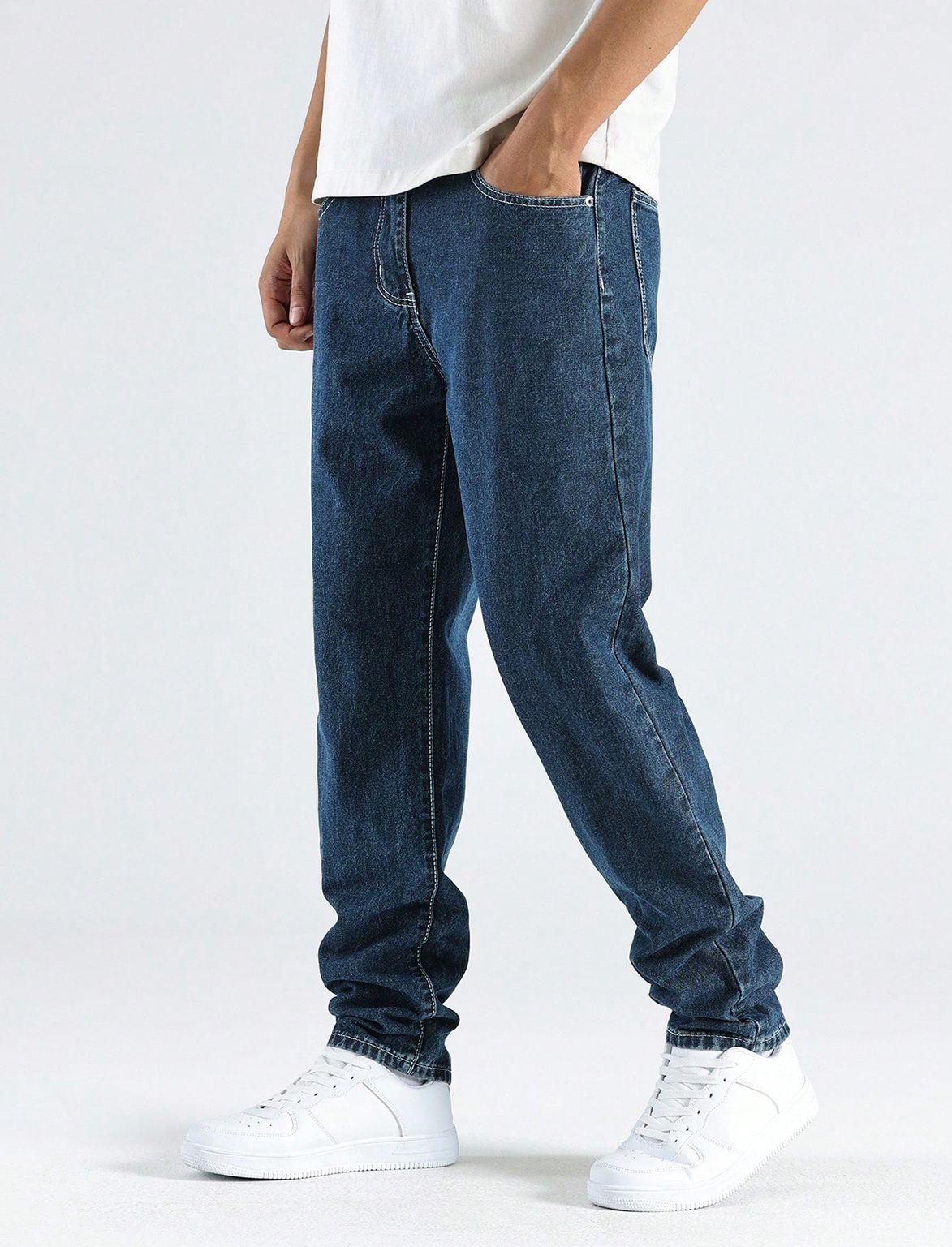 Encrypt Men Regular Fit High-Rise Jeans