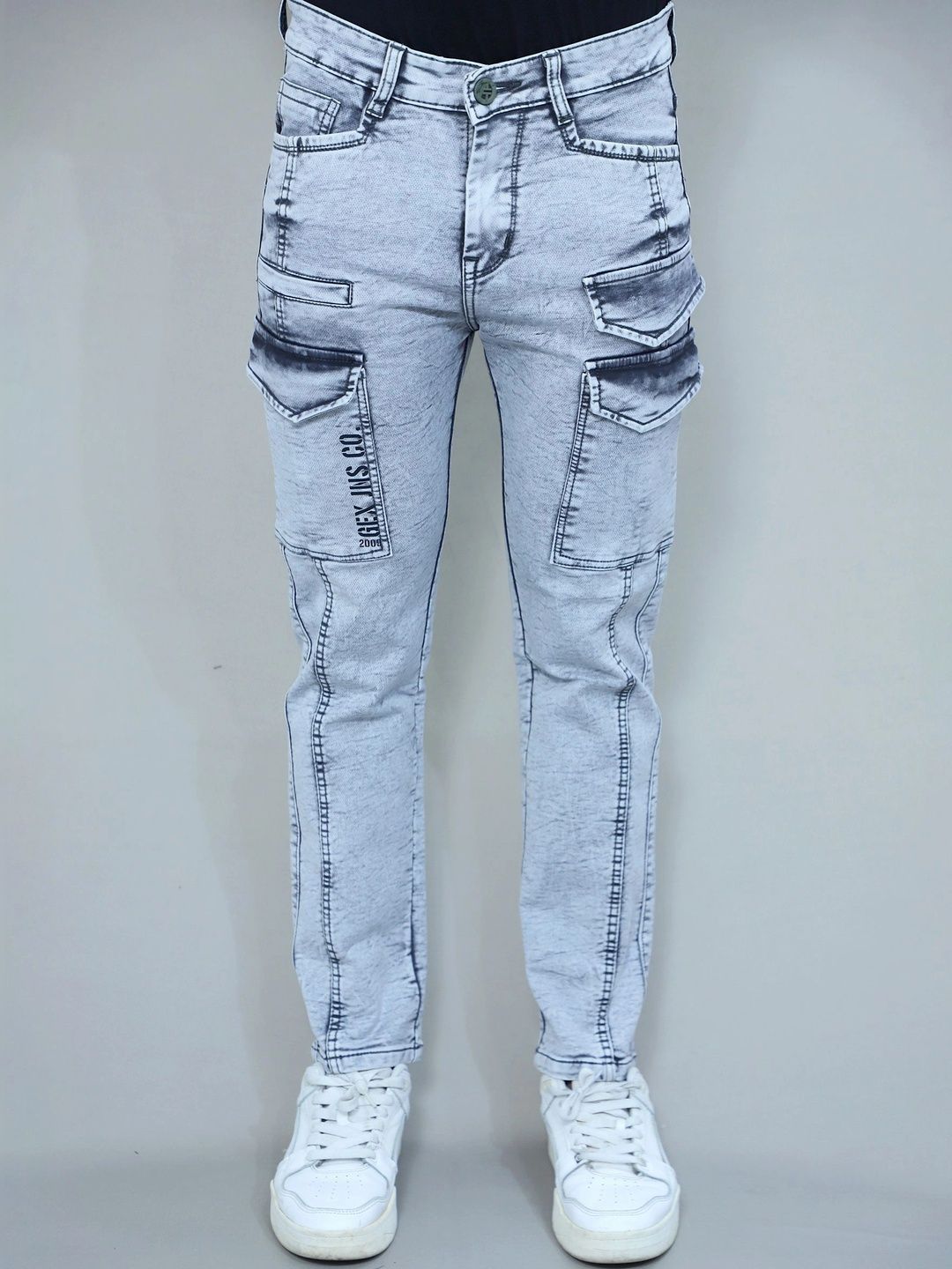 GEX Men Regular Fit Mid-Rise Jeans