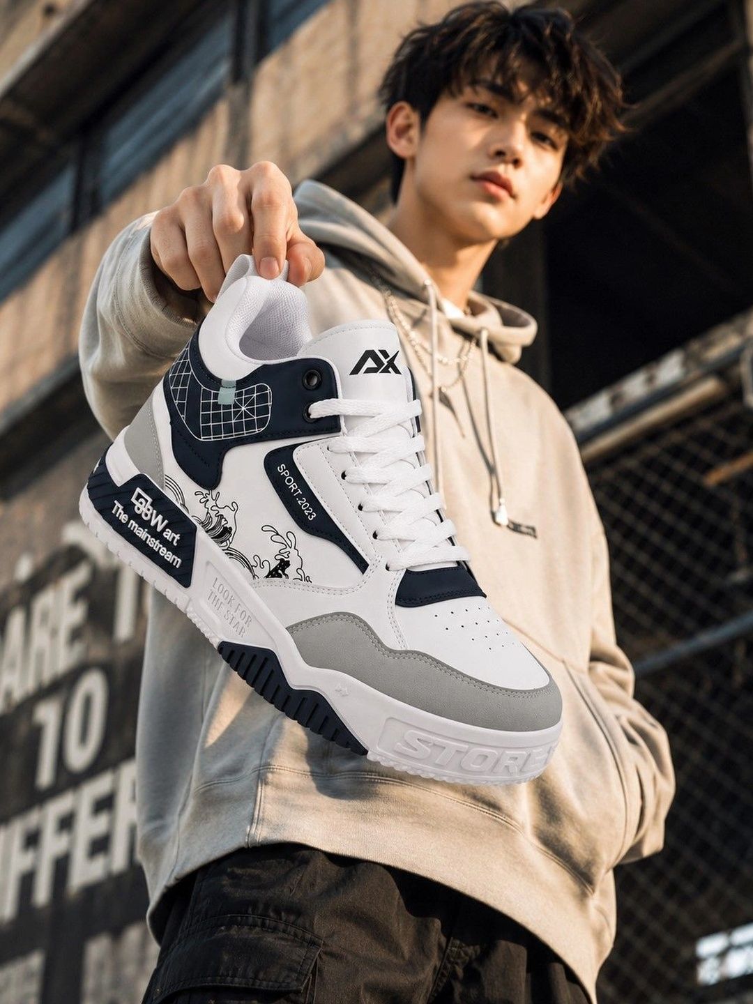 AIRBELL X AIRX Men Colourblocked Sneakers