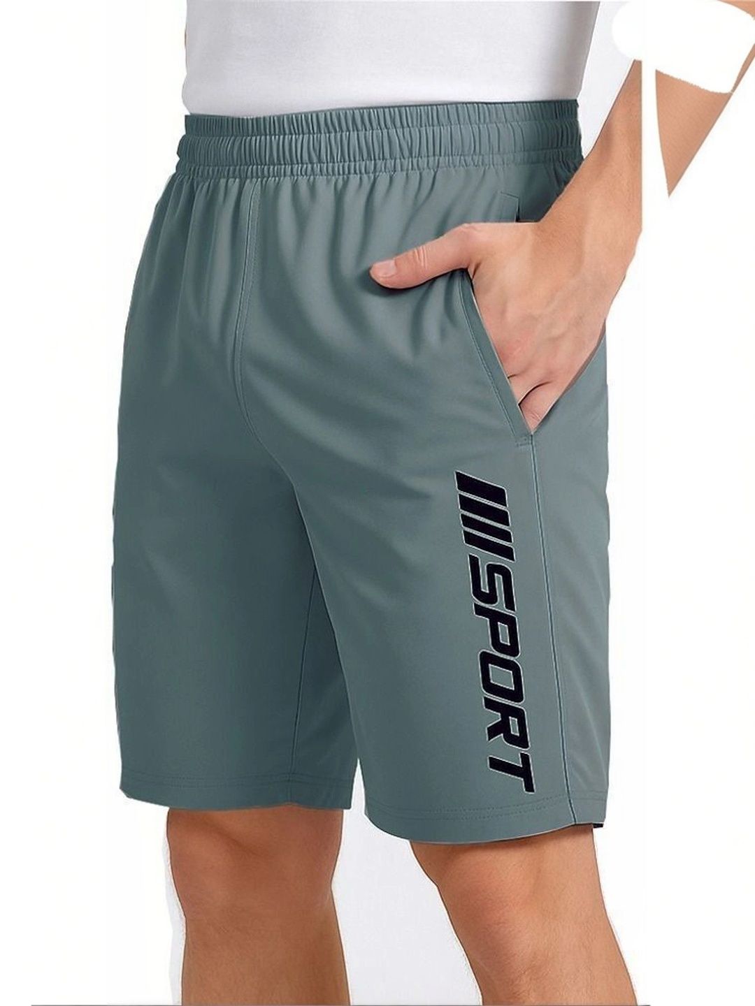 DESNUDA Men Printed Training or Gym Sports Shorts