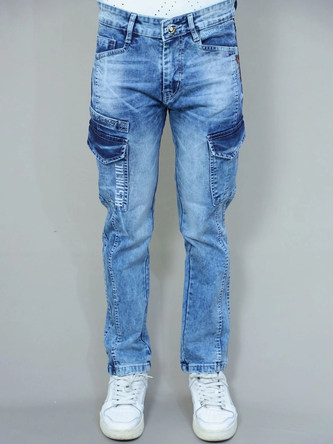 GEX Men Regular Fit Mid-Rise Jeans