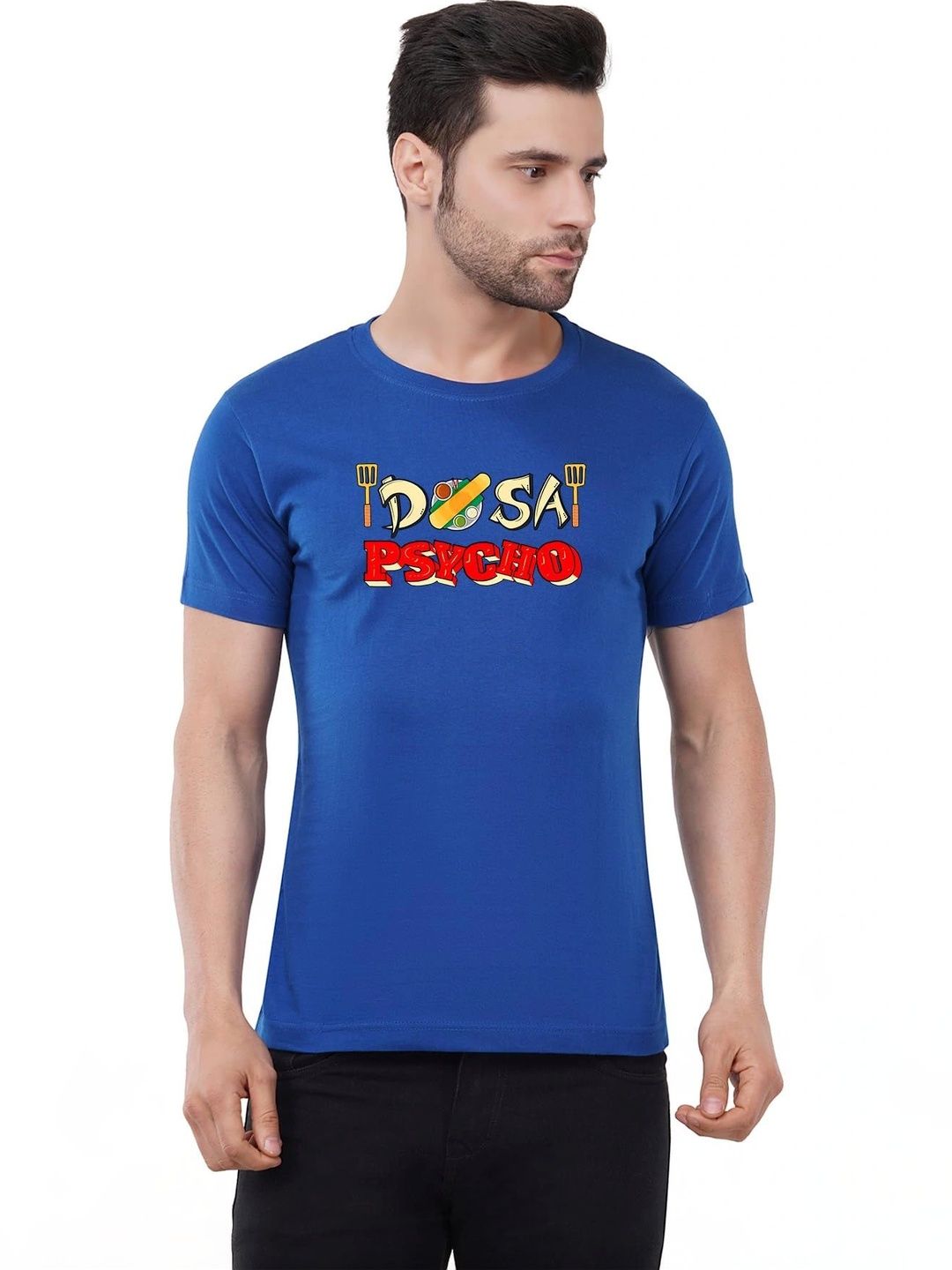 Aseria Men Typography Printed T-shirt