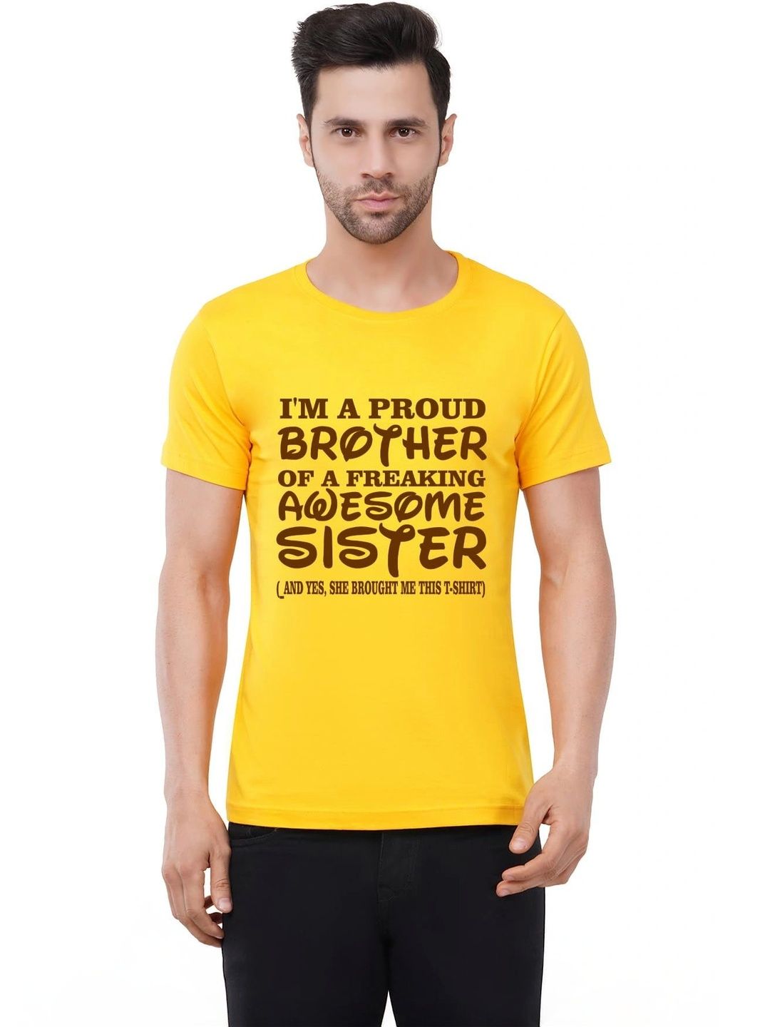 Aseria Men Typography Printed T-shirt