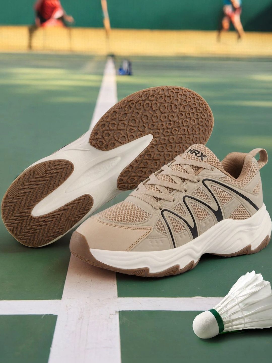 HRX by Hrithik Roshan Men Mesh Badminton Non-Marking Shoes
