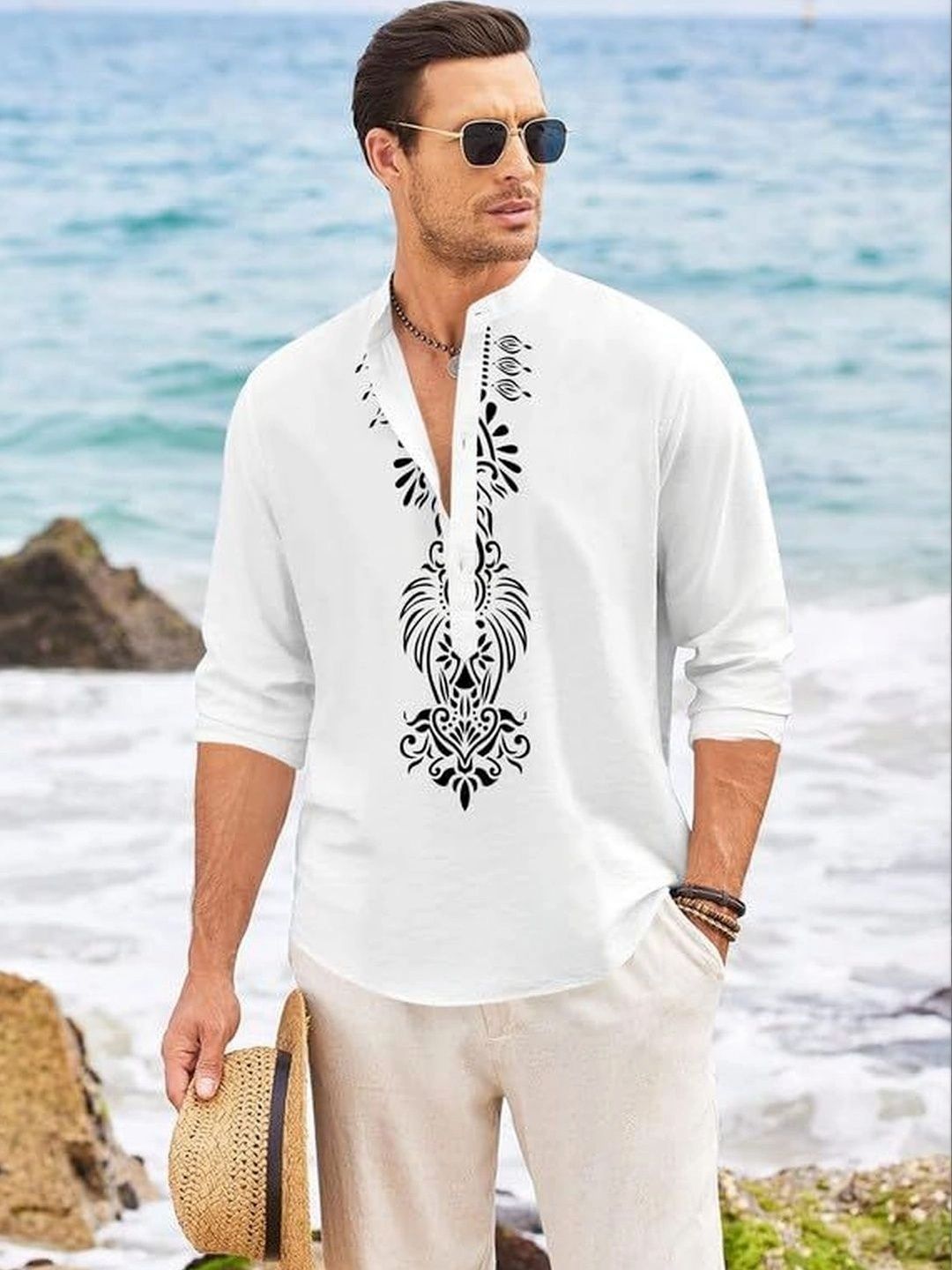 FINIVO FASHION Men Comfort Printed Casual Shirt