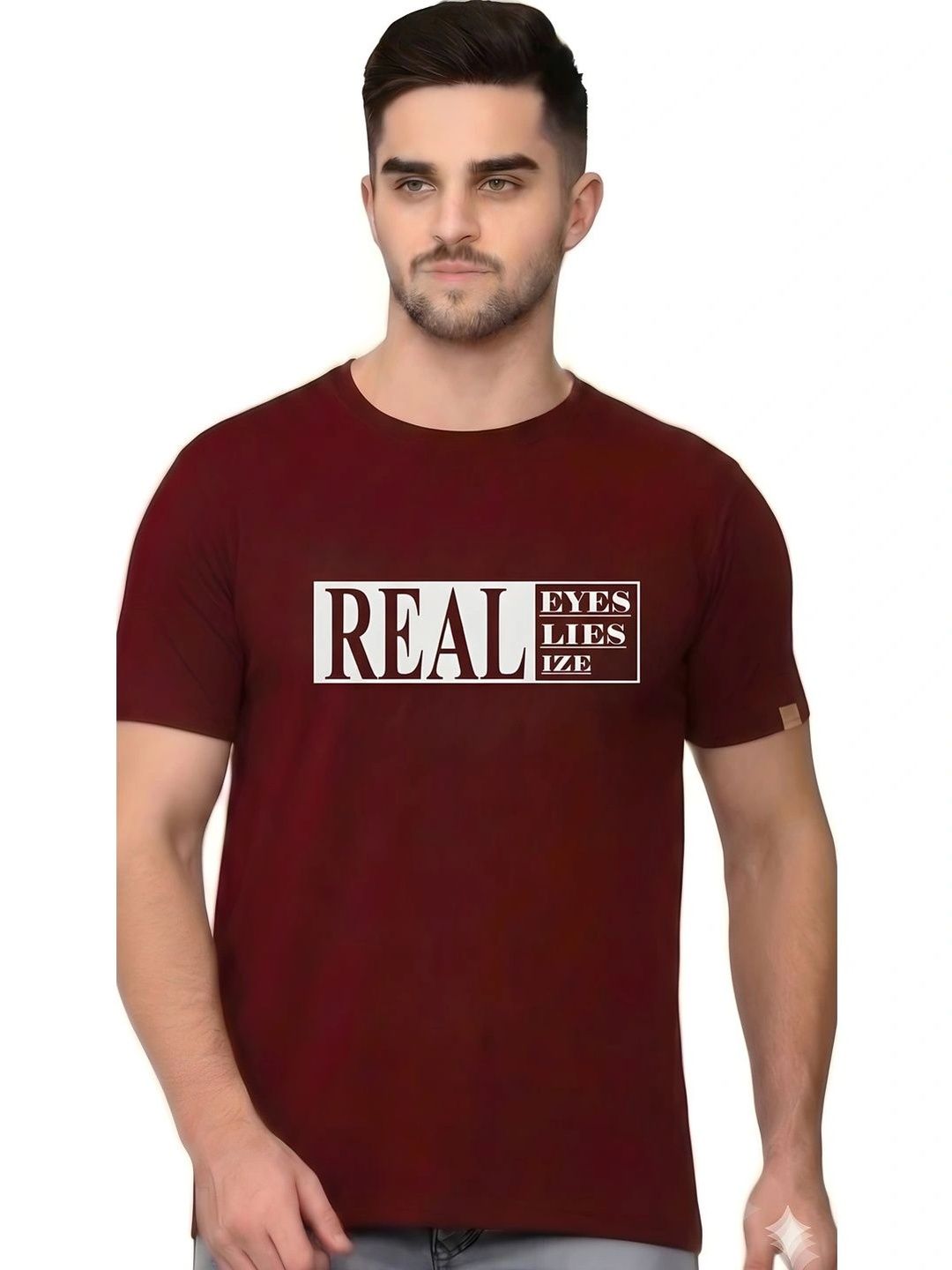 FLORA SHINE Men Typography Printed Bio Finish T-shirt