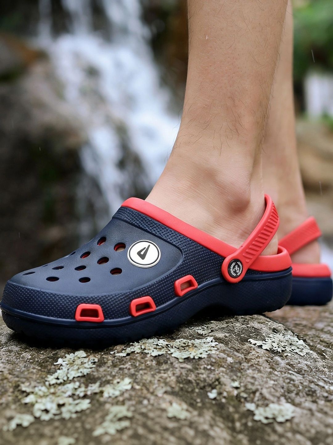 Impakto Men Lightweight & Breathable EVA Waterproof with Backstrap Slip-on Clogs