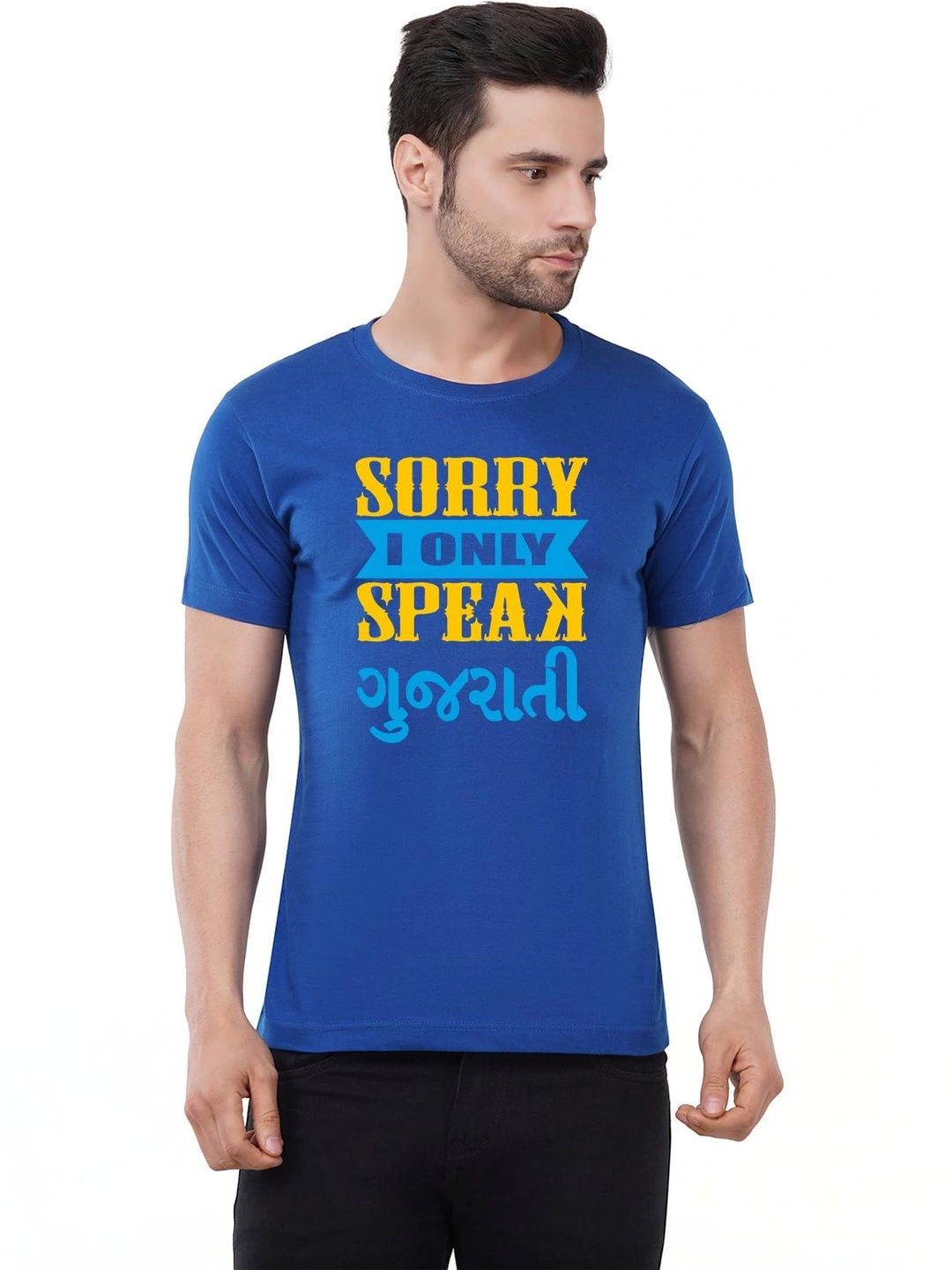 Aseria Men Typography Printed T-shirt