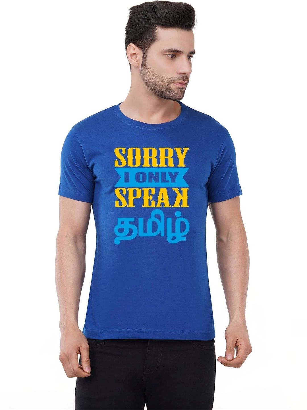 Aseria Men Typography Printed T-shirt