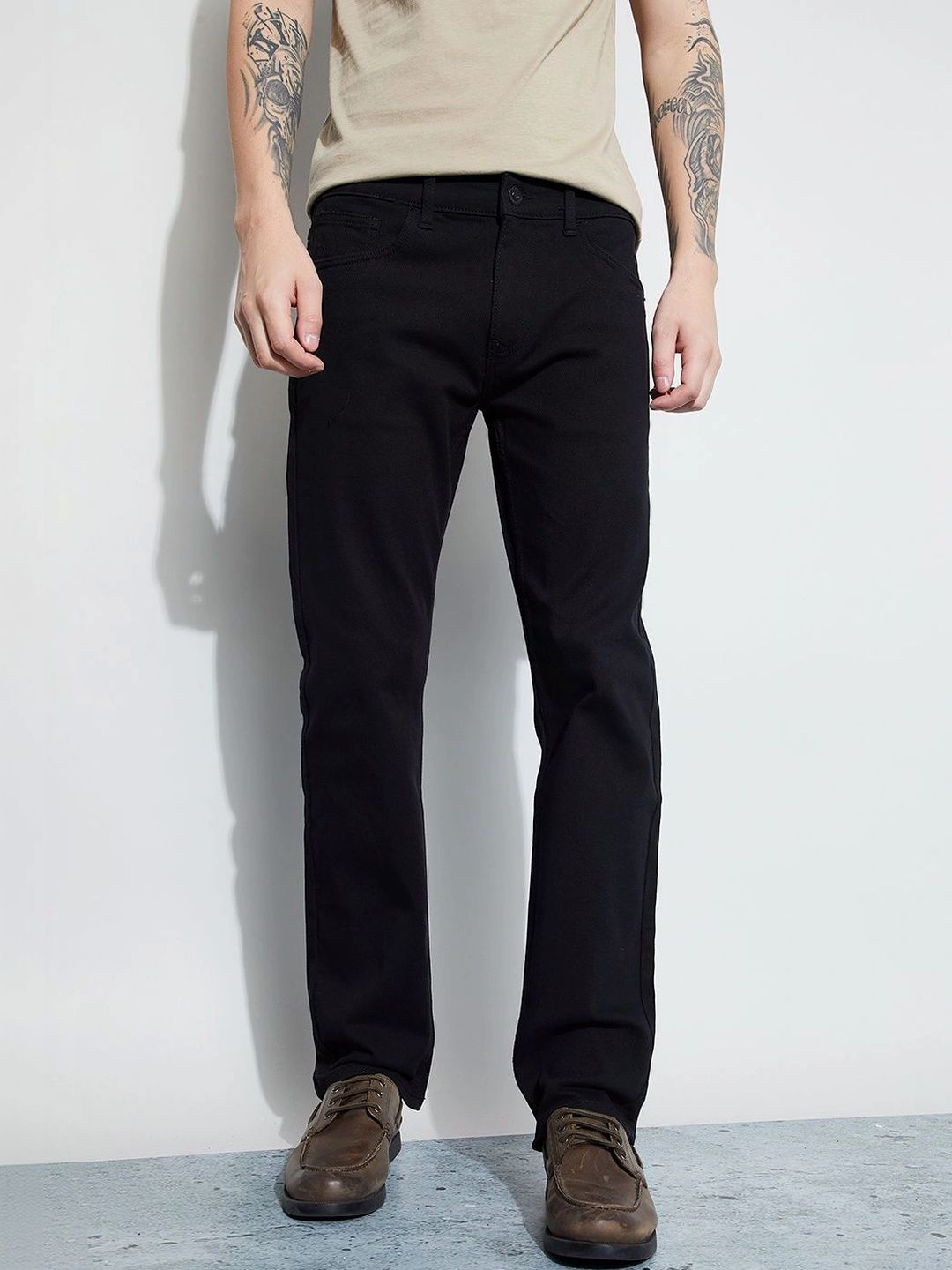 Fame Forever by Lifestyle Men Straight Fit Mid-Rise Jeans