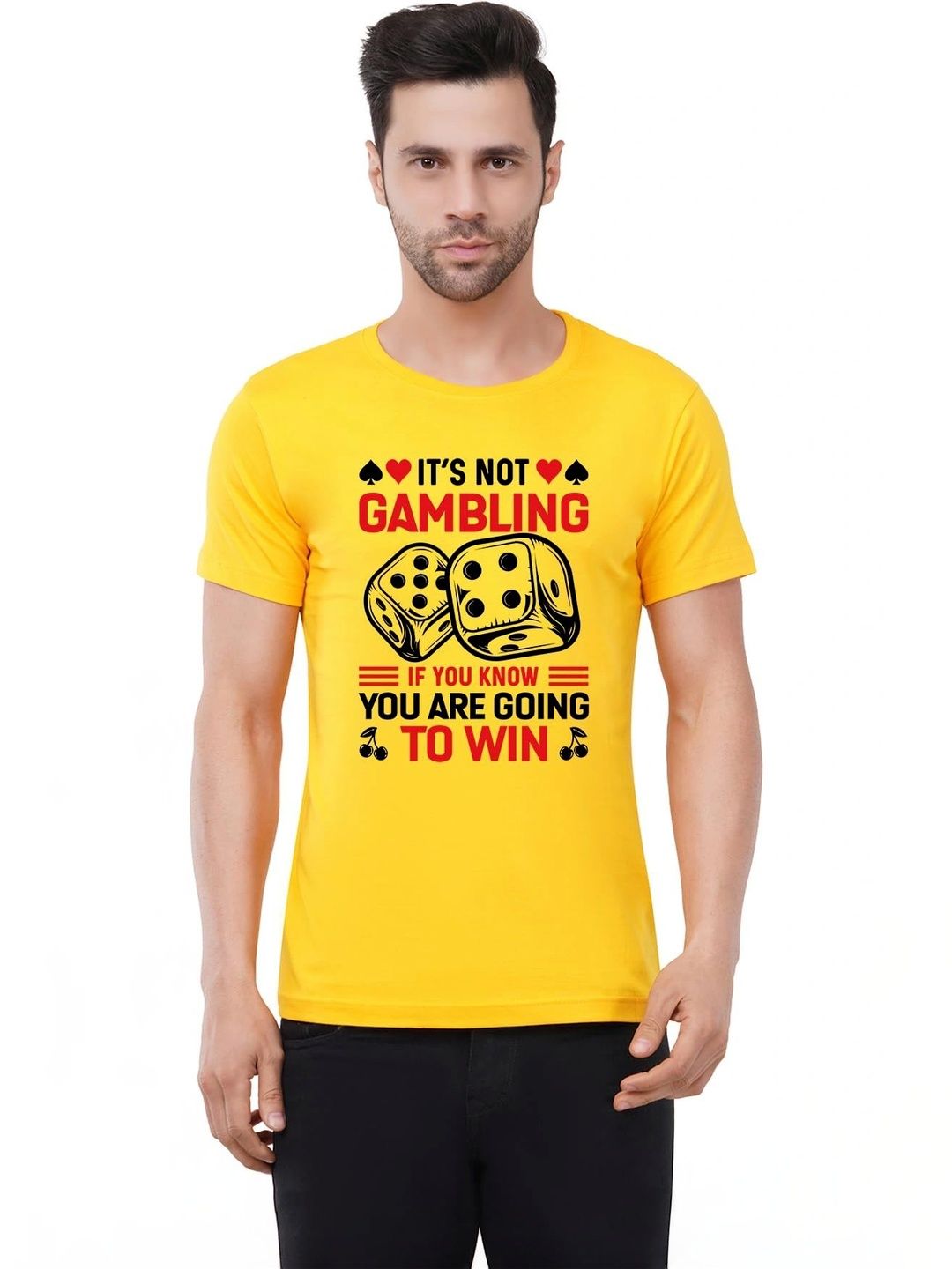 Aseria Men Typography Printed T-shirt