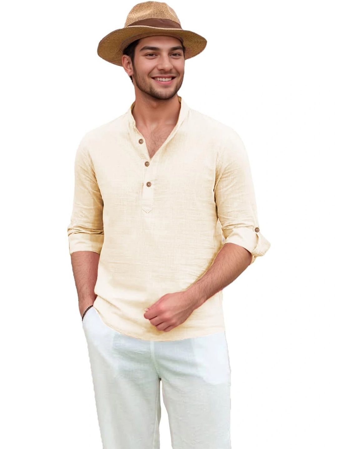 BLUE ROBED Men Kurta