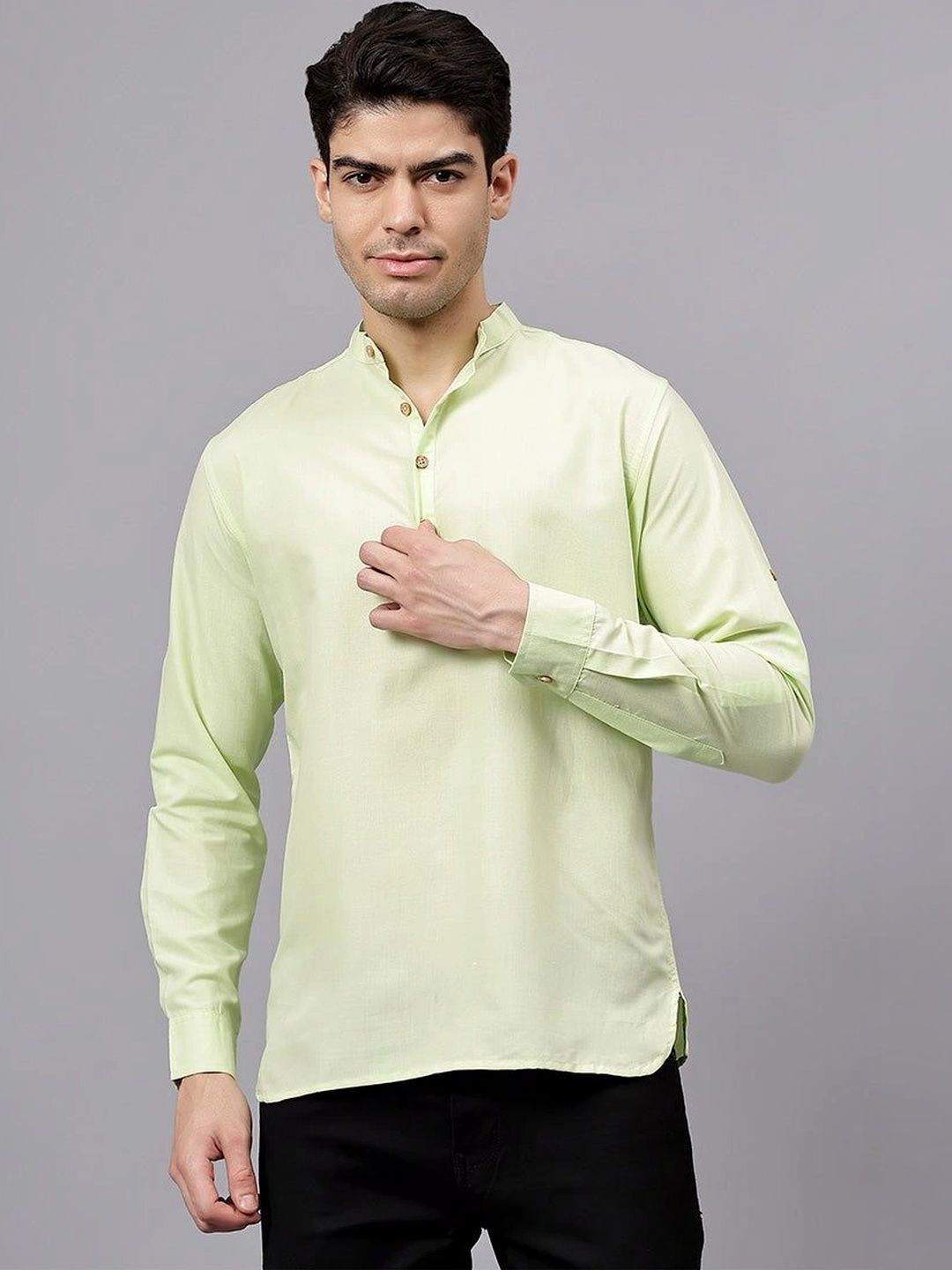BLUE ROBED Men Kurta