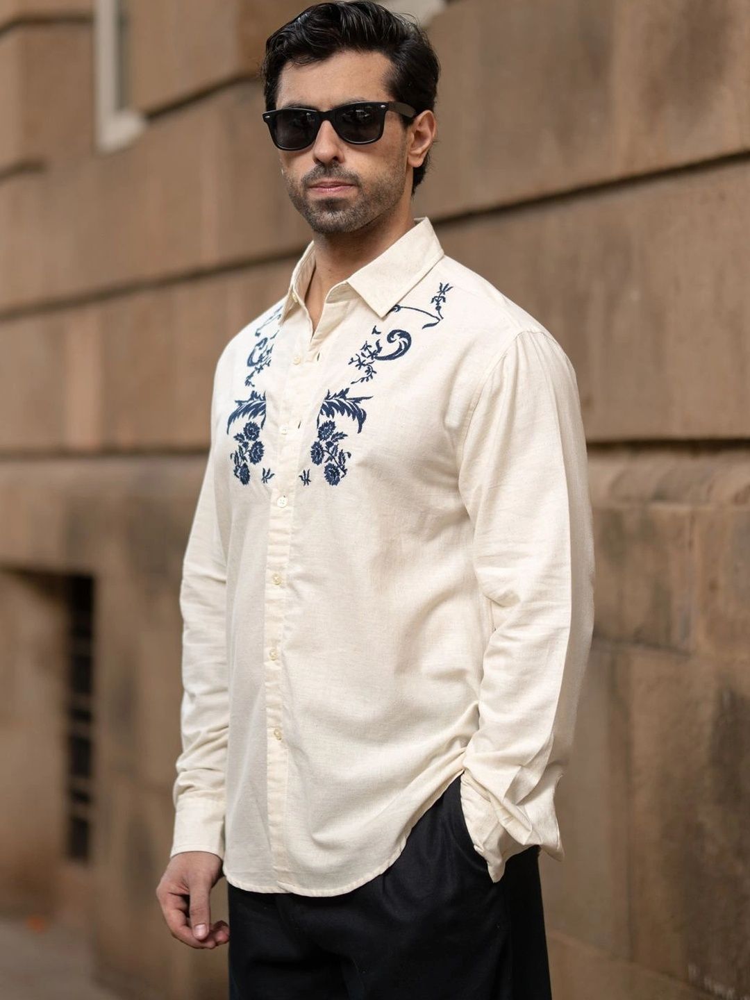 Powerlook Powerlook Men Floral Printed Casual Shirt