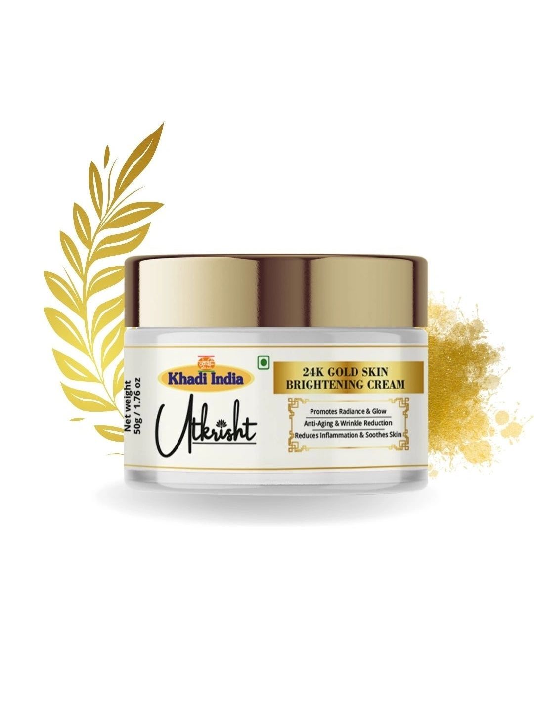 Utkrisht Utkrisht 24K Gold Cream for Glowing & Youthful Skin - 50 g