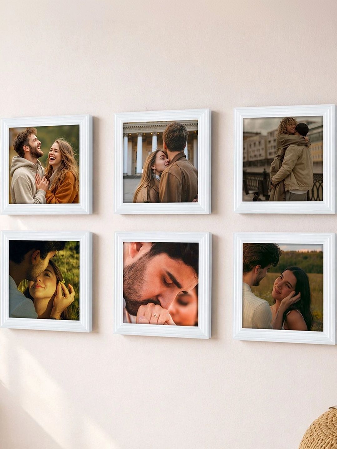 Art Street Art Street White 5 to 7 Pieces MDF Wall Photo Frames