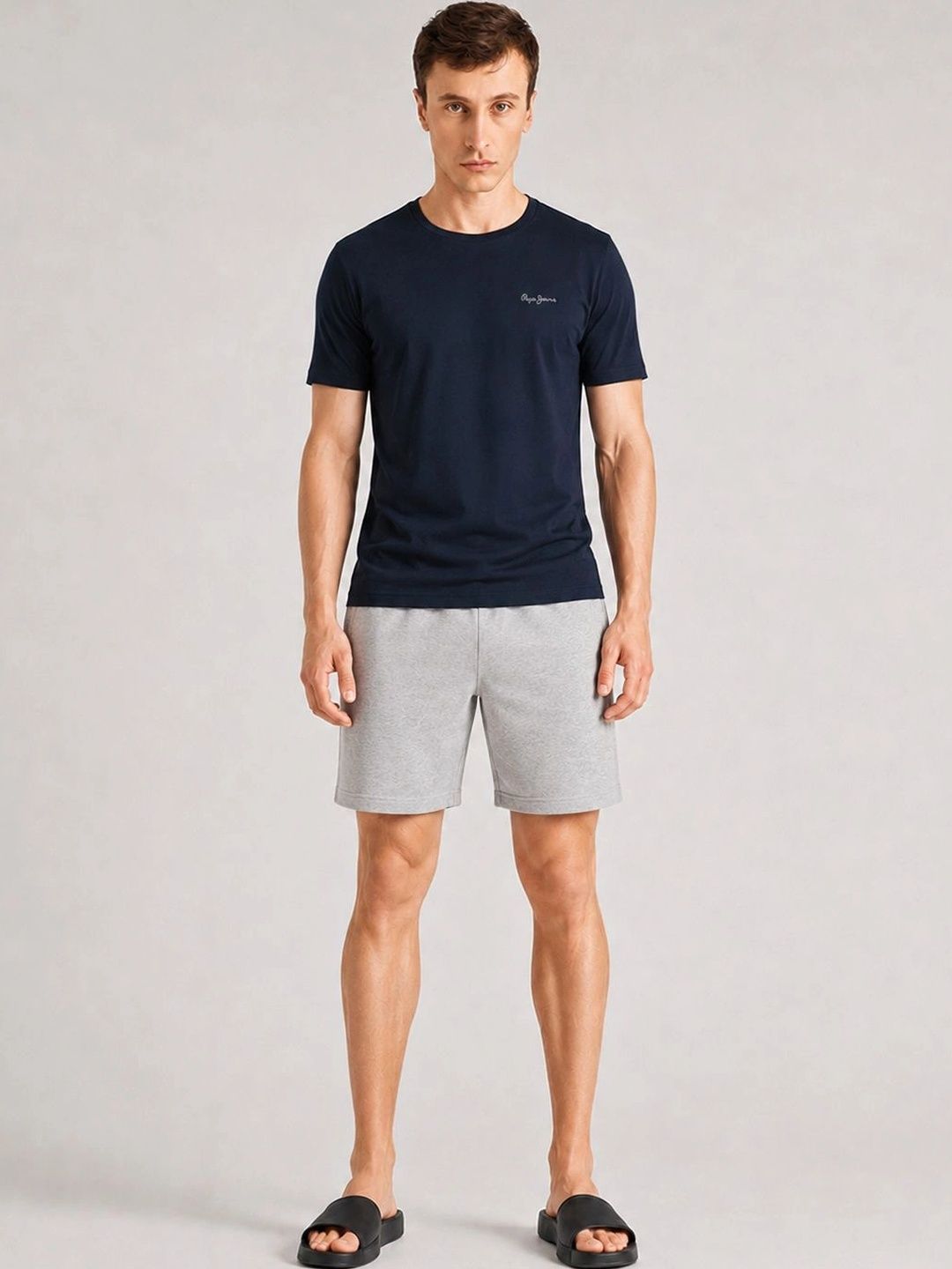 Pepe Jeans Men Crew Neck Relaxed Fit Lounge Tshirt