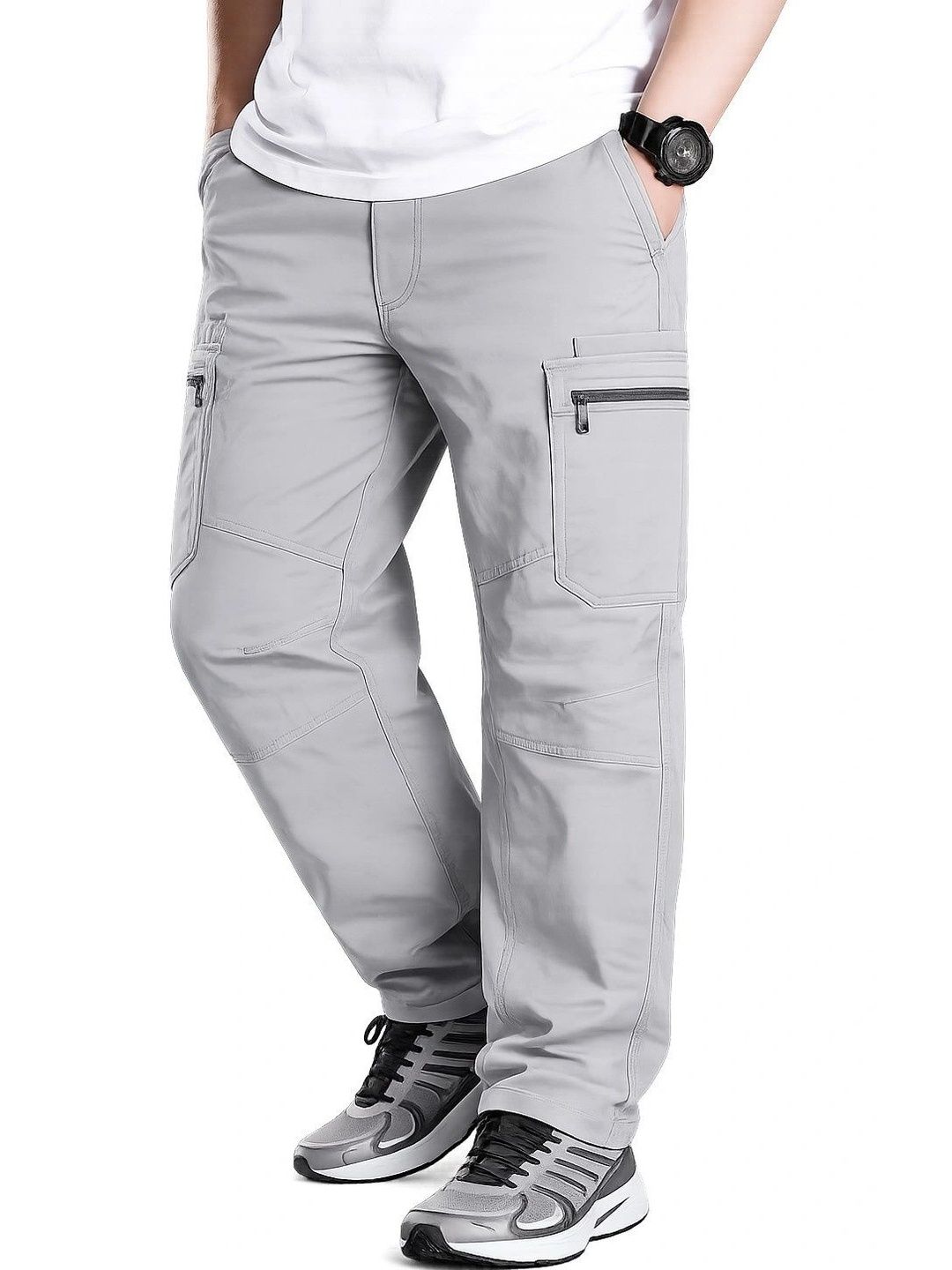 M J Fashion Men Regular Fit Rapid-Dry Cargos