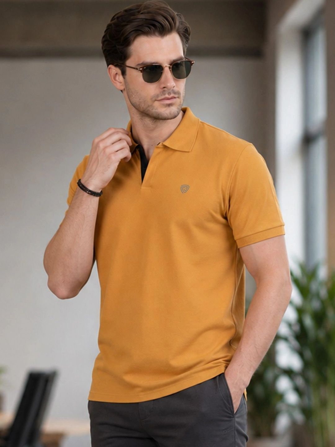 Lux Cozi Polo Collar Lounge Tshirts