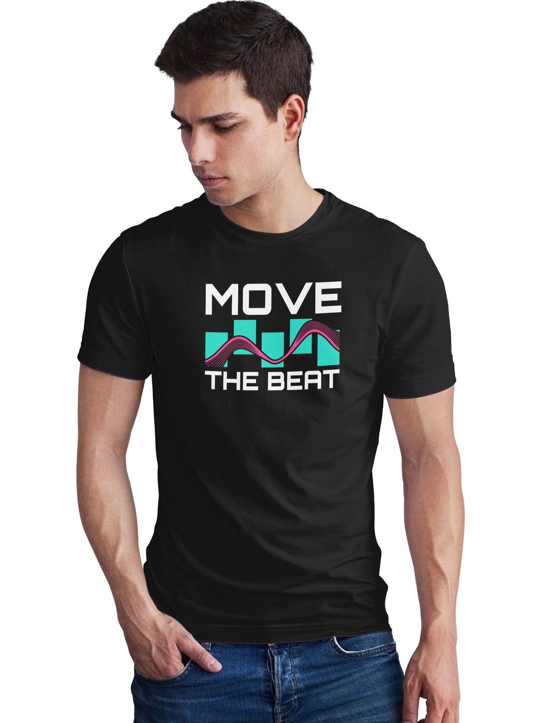 Seekbuylove Men Typography Printed Bio Finish T-shirt