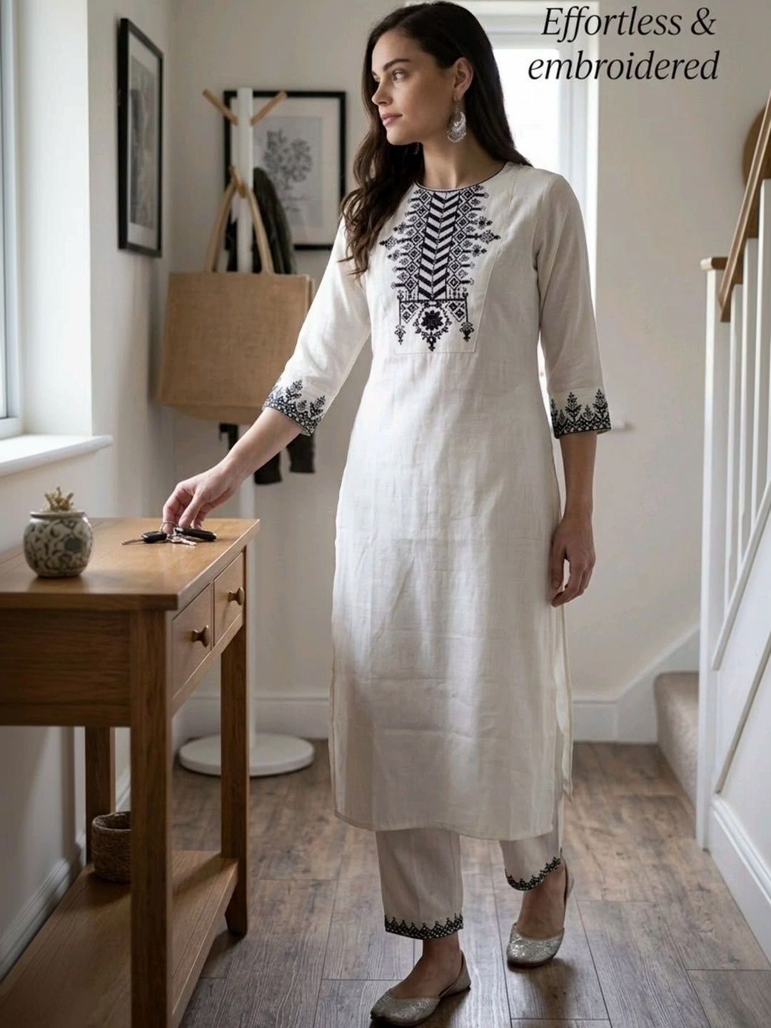 Megh studio Megh studio Cotton Printed Top with Palazzos