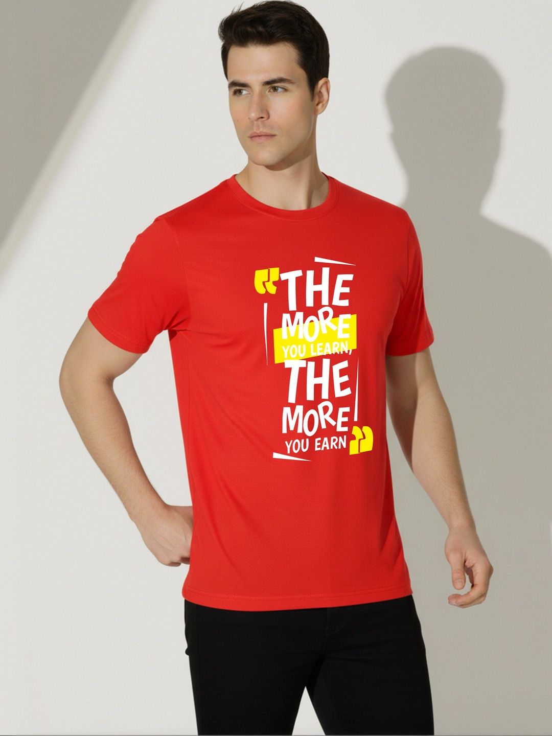 SKY HARBOAR Men Typography Printed T-shirt