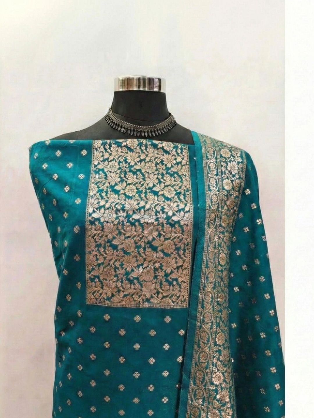 Dhaaga Ghar Art Silk Unstitched Dress Material