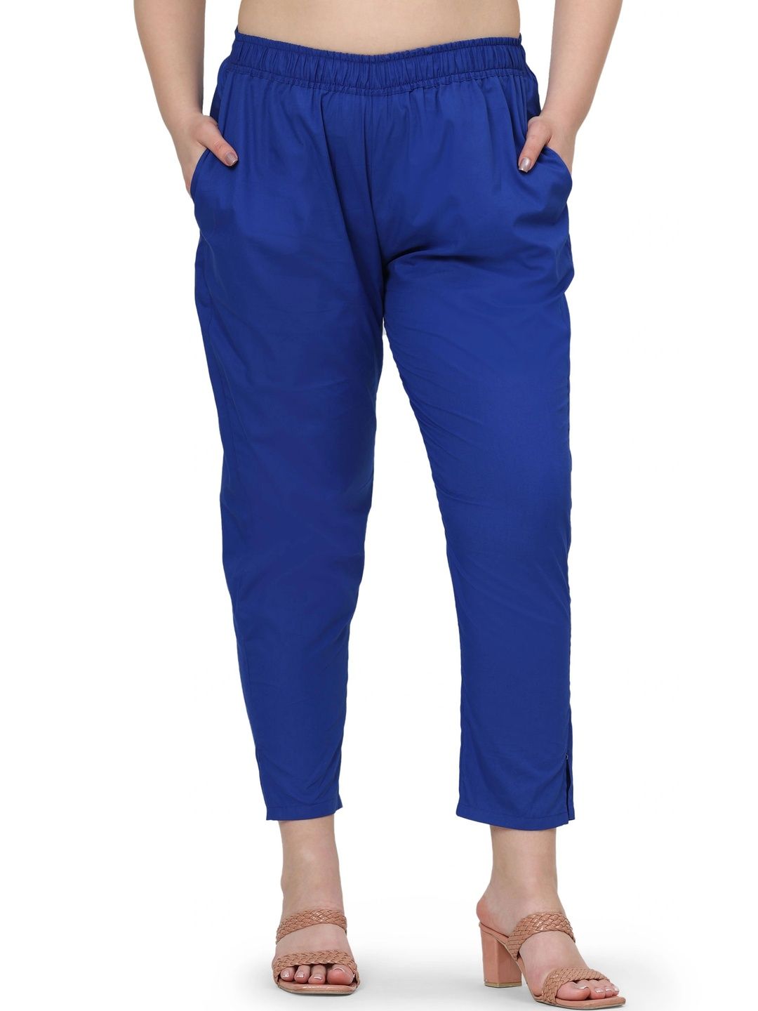 MASSI DESING Women Easy Wash Trousers