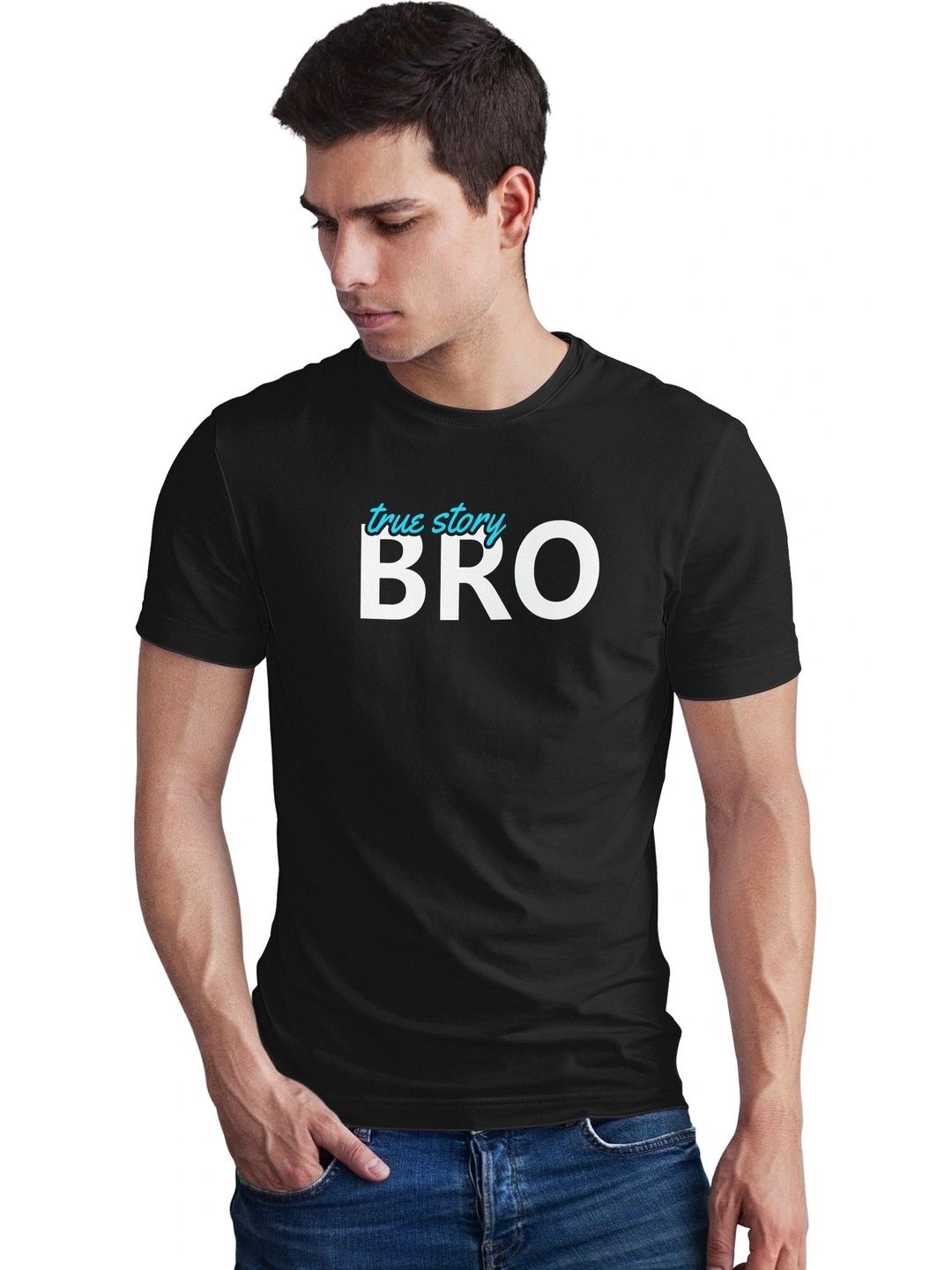Seekbuylove Men Typography Printed Bio Finish T-shirt