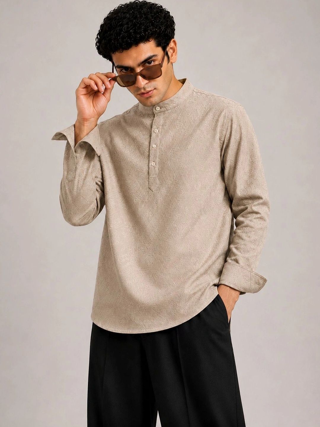 HERE&NOW Men Relaxed Casual Shirt