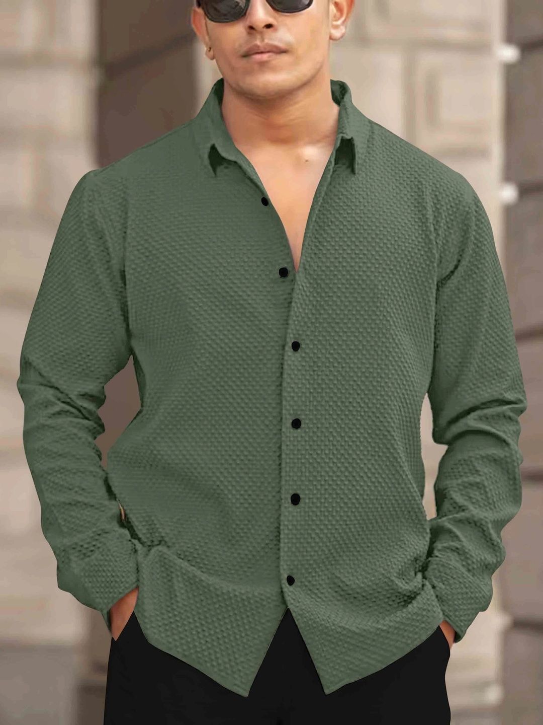 LADYTONE Men Casual Shirt