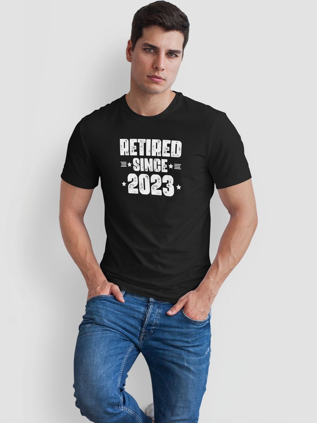 Seekbuylove Men Typography Printed Bio Finish T-shirt