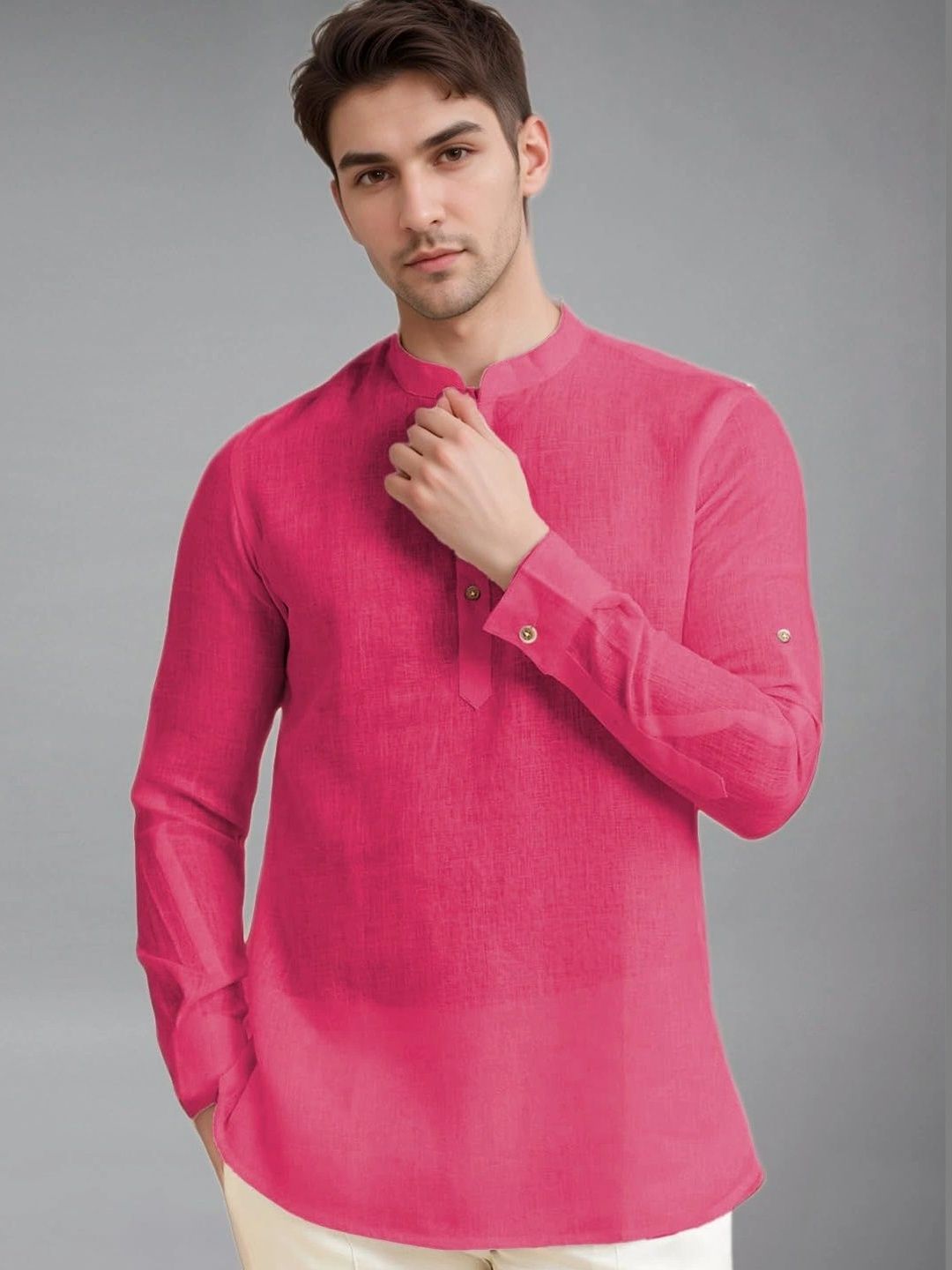 BLUE ROBED Men Kurta