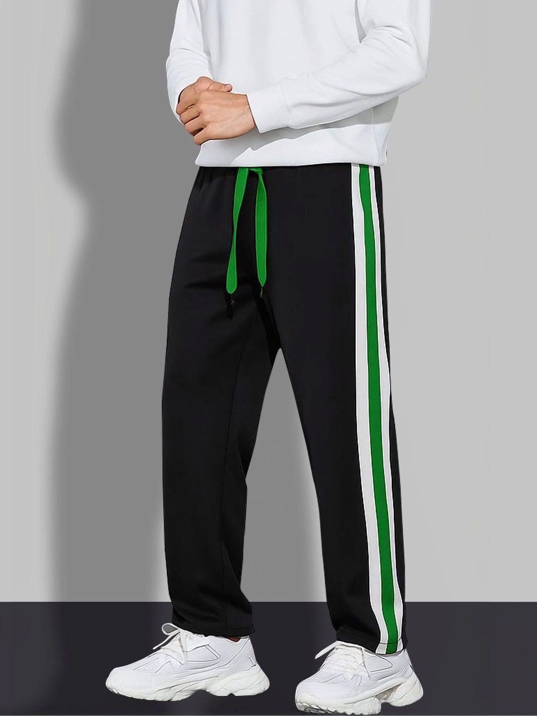 culish Men Regular Fit Colourblocked Rapid-Dry Training Track Pants