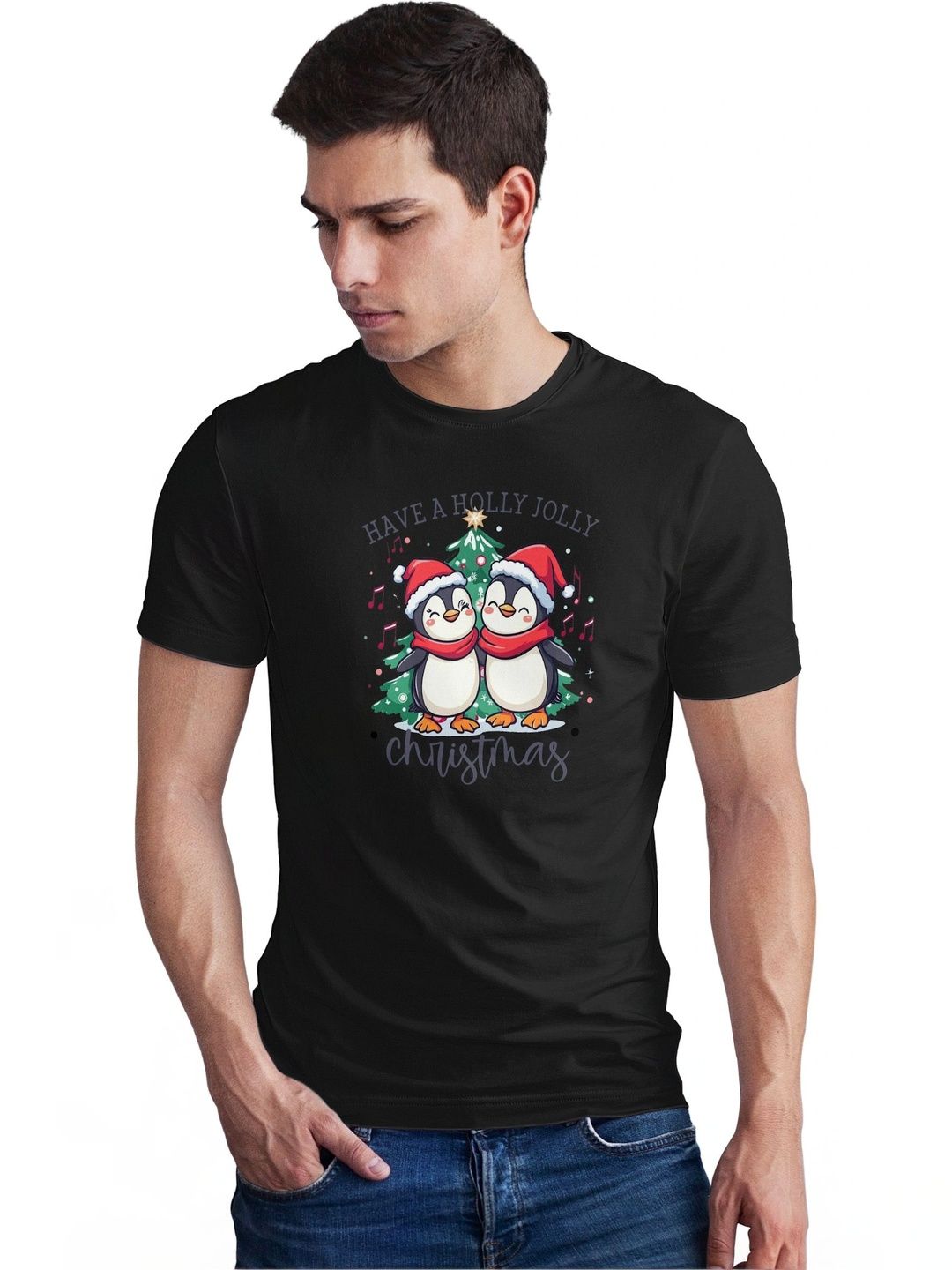 Seekbuylove Men Printed Bio Finish T-shirt