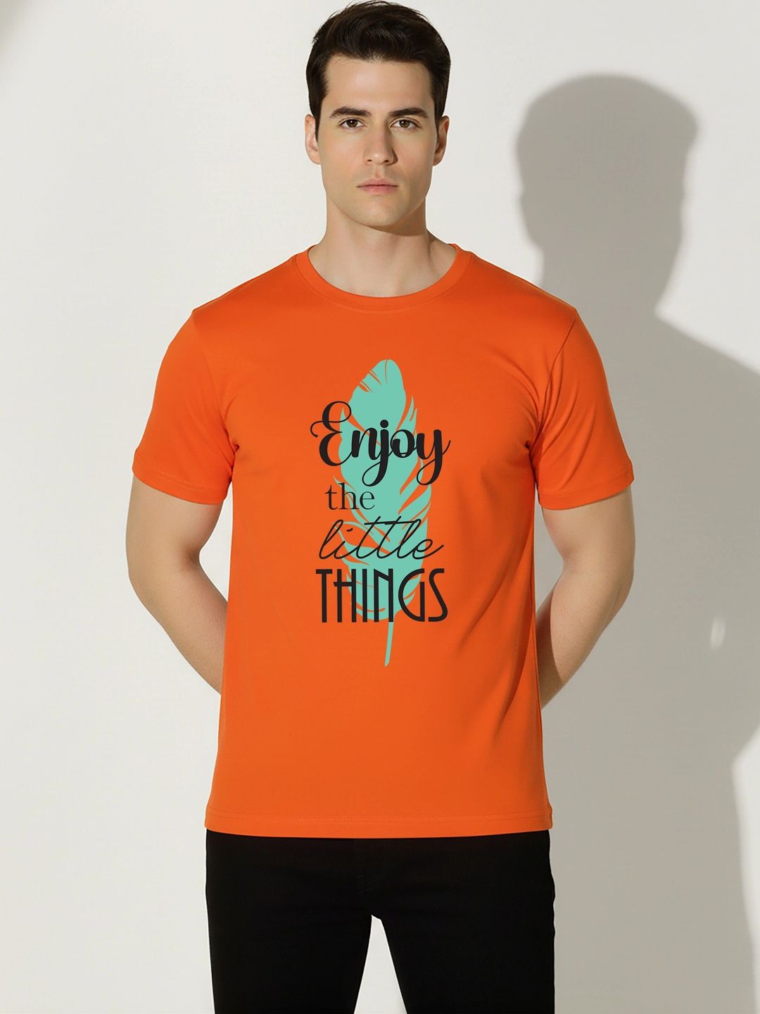 SKY HARBOAR Men Typography Printed T-shirt