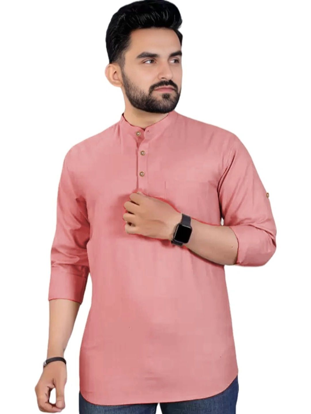 BLUE ROBED Men Kurta