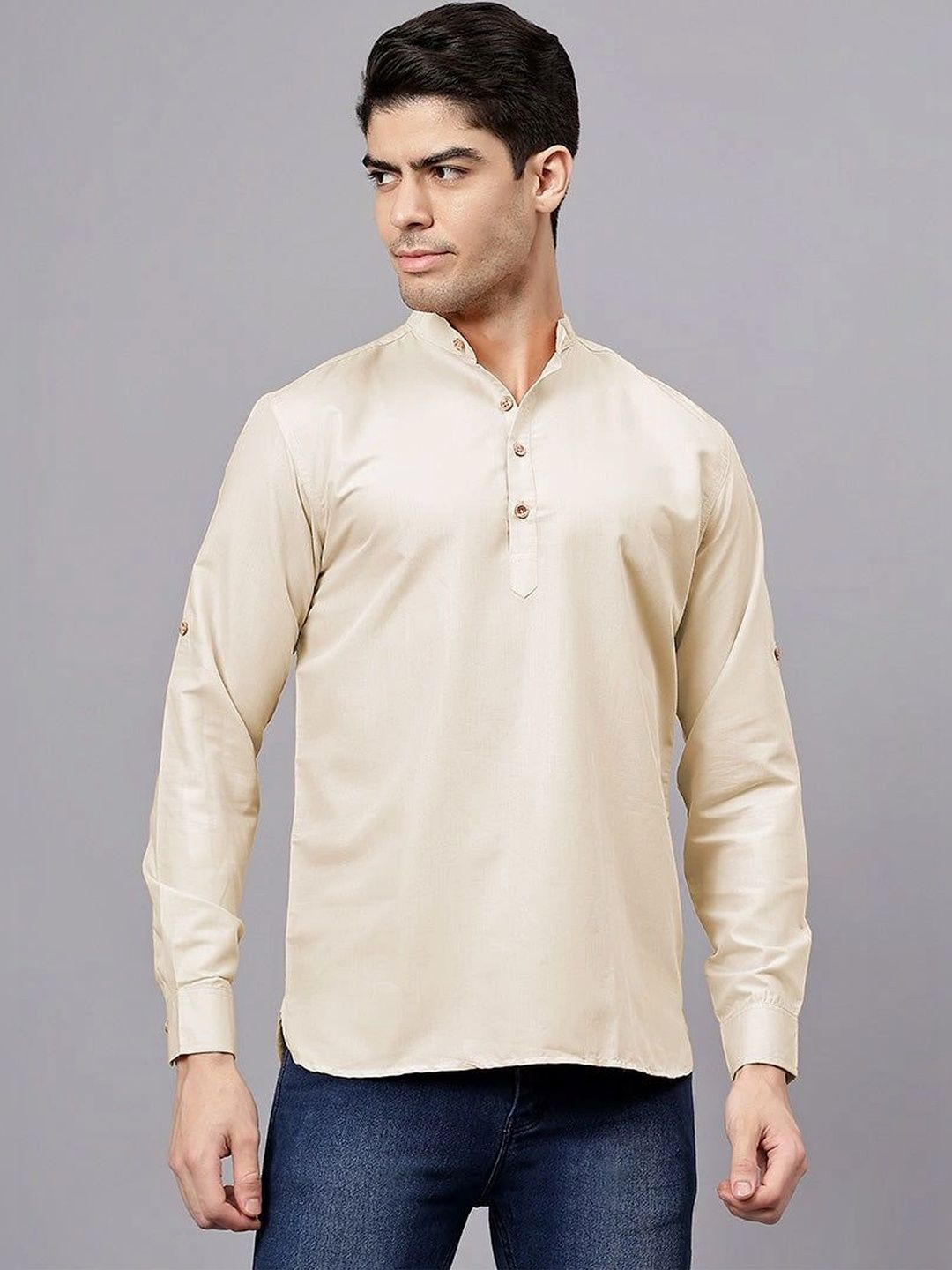 BLUE ROBED Men Kurta