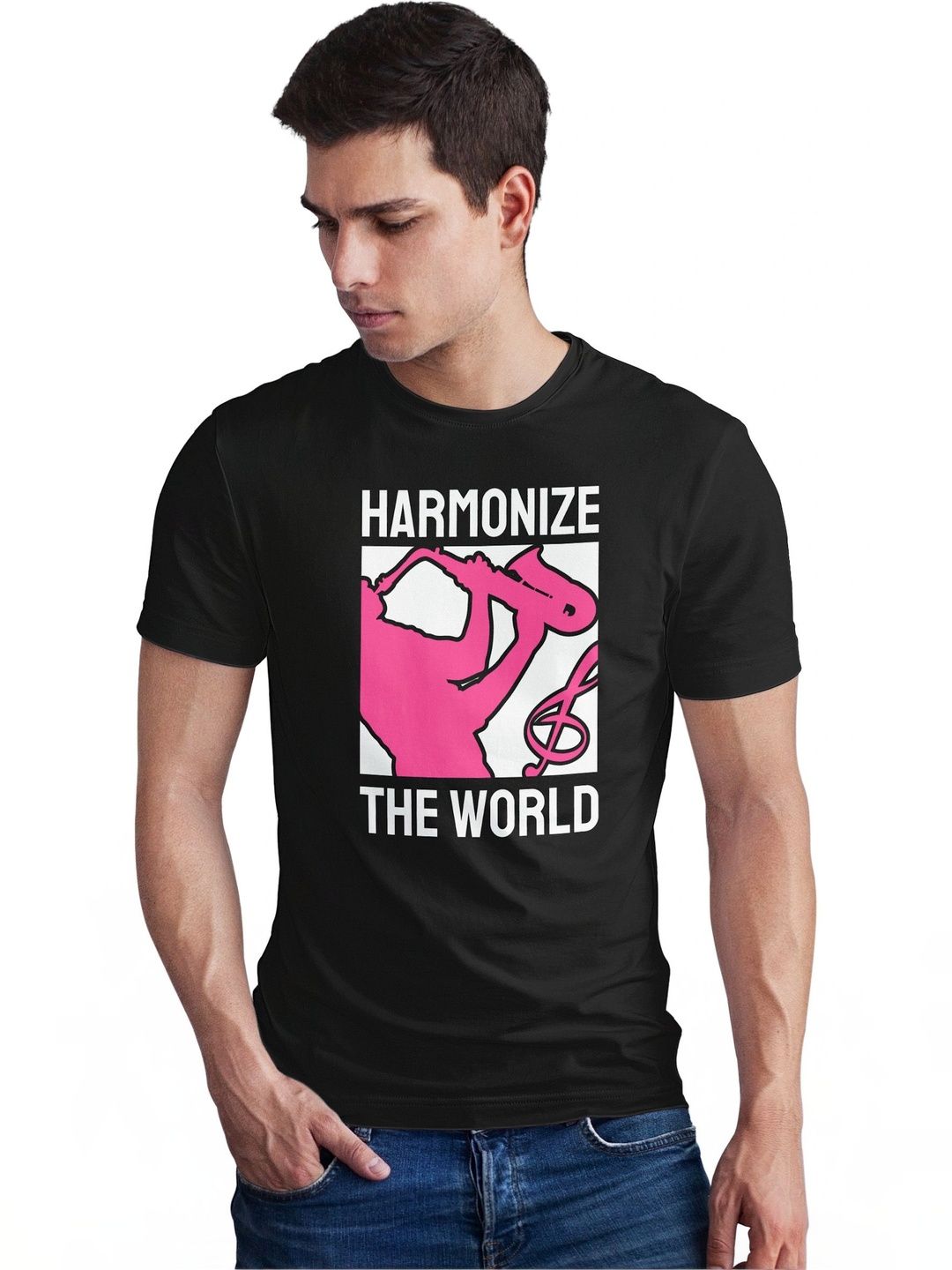 Seekbuylove Men Printed Bio Finish T-shirt