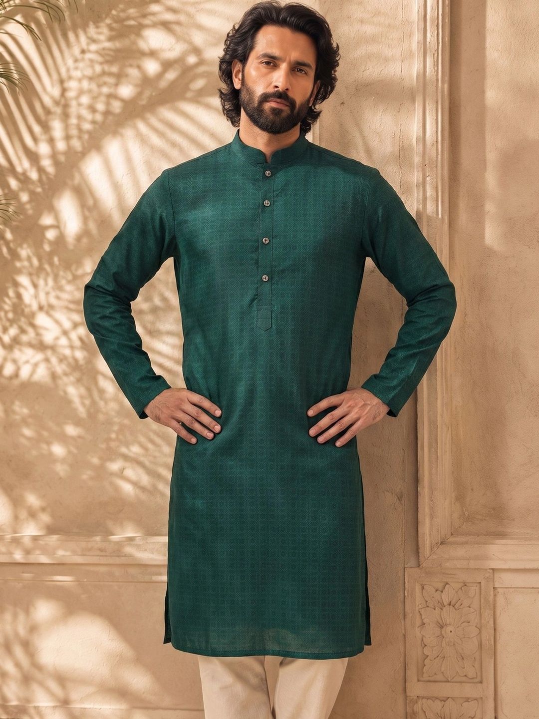 FashionRiti Men Jacquard Kurta
