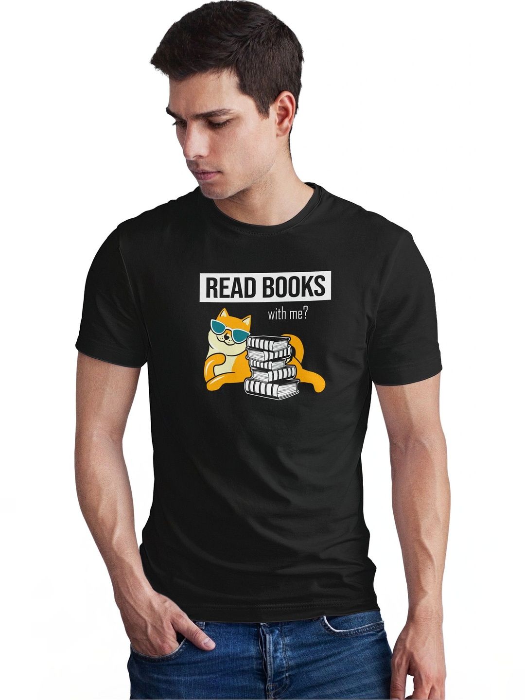 Seekbuylove Men Printed Bio Finish T-shirt
