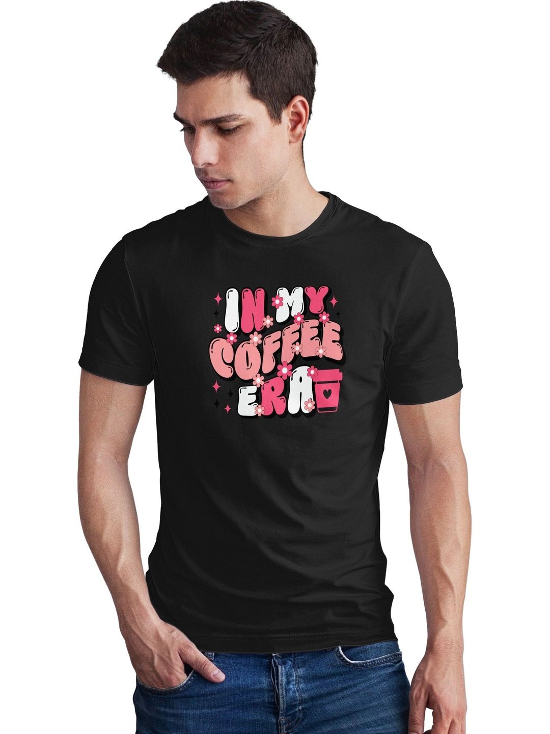 Seekbuylove Men Typography Printed Bio Finish T-shirt